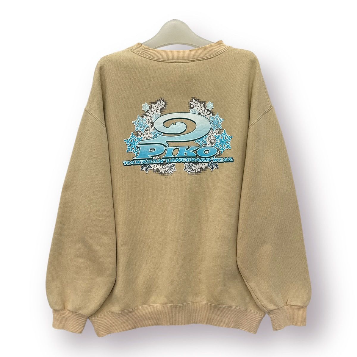 Vintage 🔥 SURF🔥 Piko surfing style Backhit Logo Roundneck Sweat Size US XL / EU 56 / 4 - 1 Thumbnail