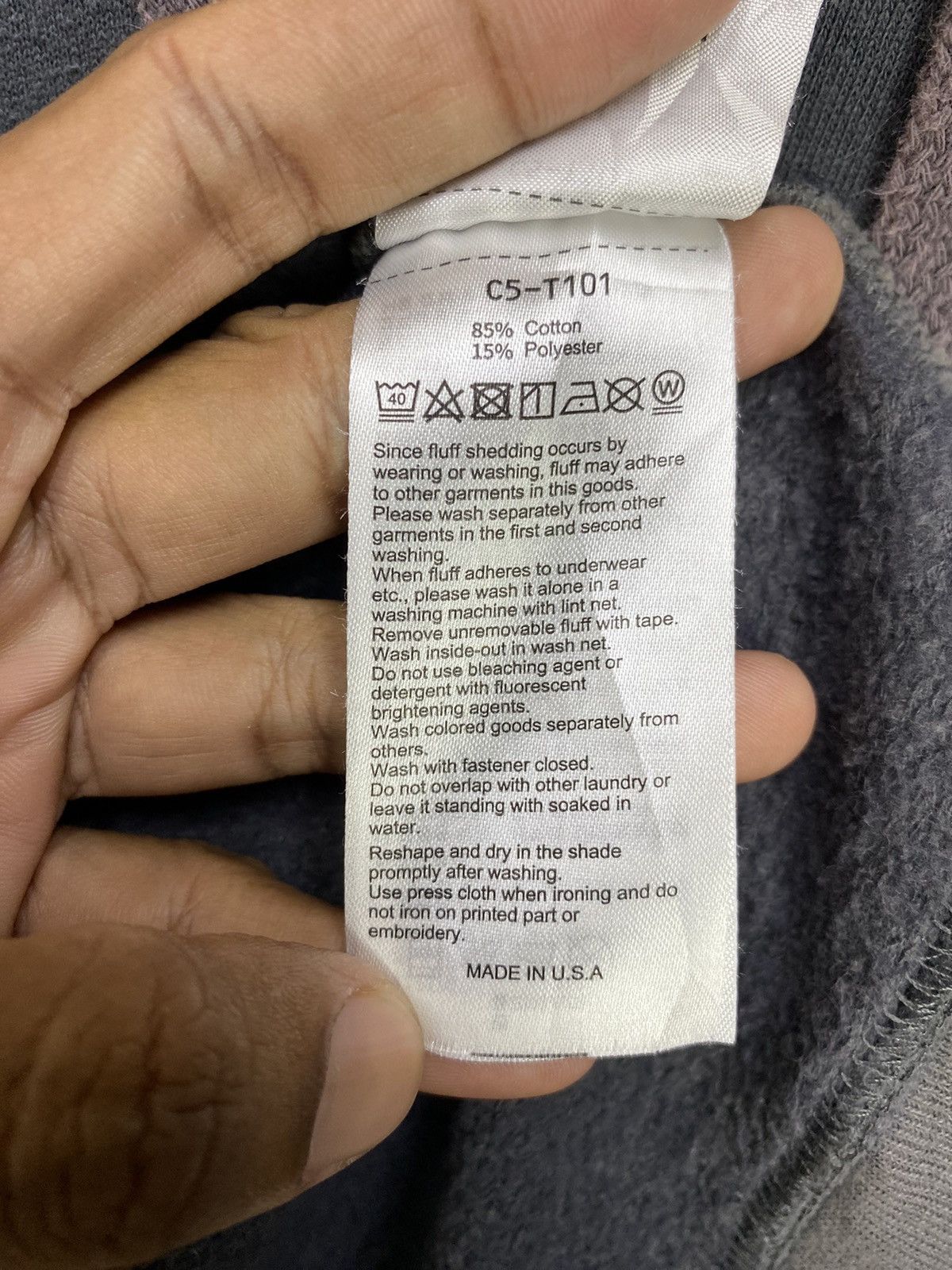 Champion Vintage Champion Plain Hoodie 9oz US Made Dark Grey Size M Size US M / EU 48-50 / 2 - 8 Thumbnail