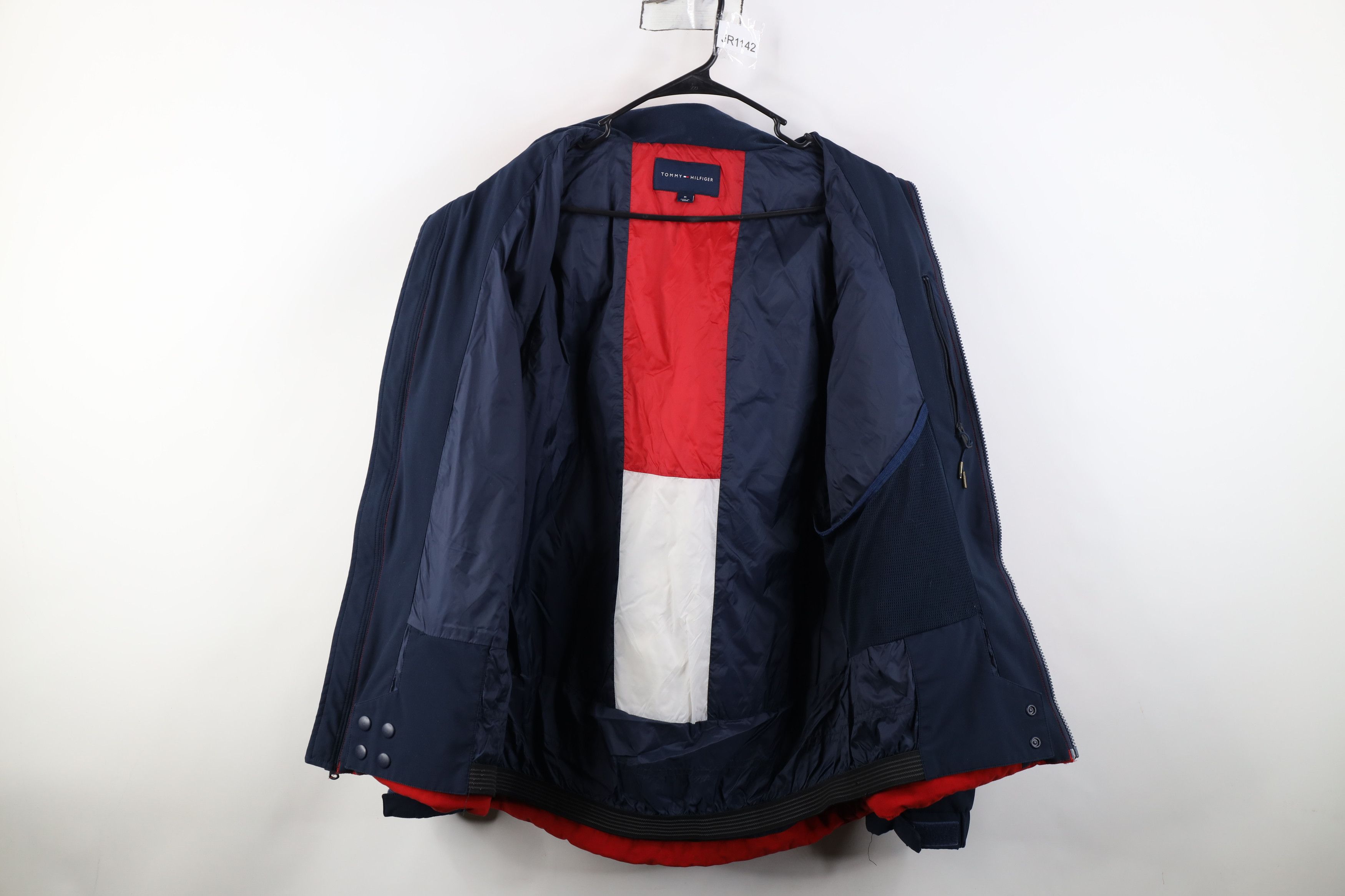 Tommy Hilfiger Vintage Y2K Tommy Hilfiger Flag Patch Hooded Puffer Jacket Size US M / EU 48-50 / 2 - 12 Thumbnail