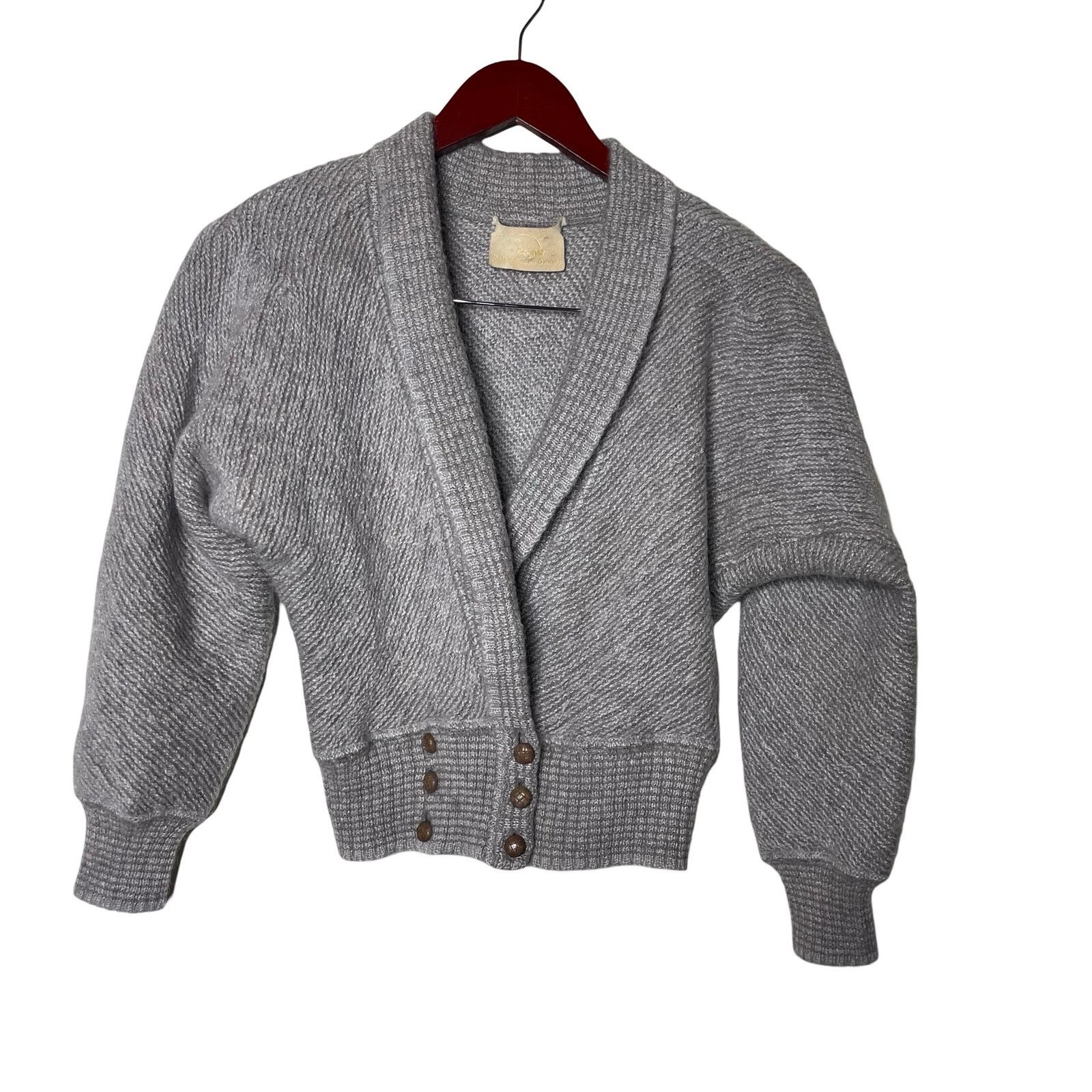 Bogner Bogner mohair wool blend crop cardigan puff sleeve 38 US 6 Size M / US 6-8 / IT 42-44 - 1 Thumbnail