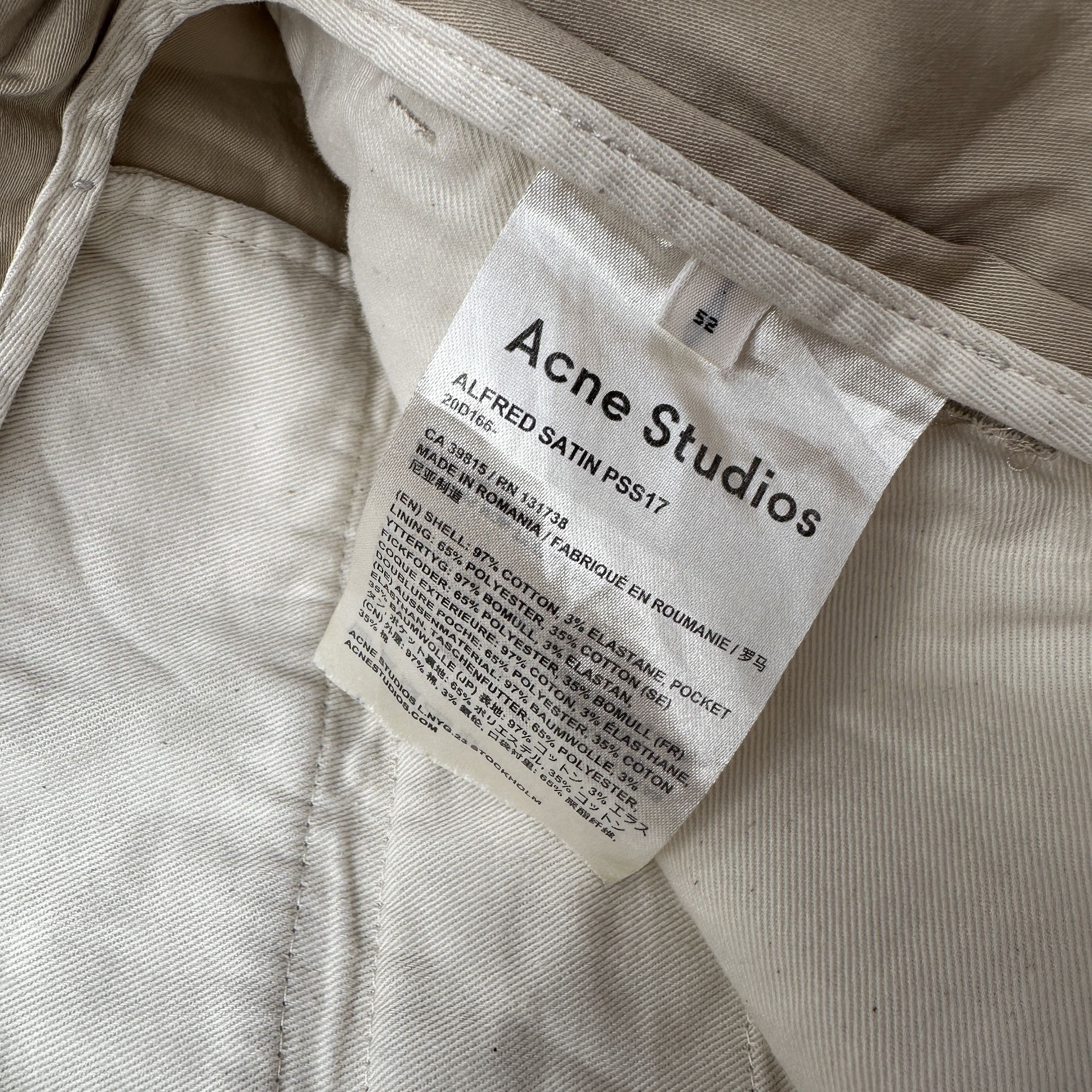 Acne Studios × Designer acne studios alfred satin pss17 pants Size US 36 / EU 52 - 8 Thumbnail