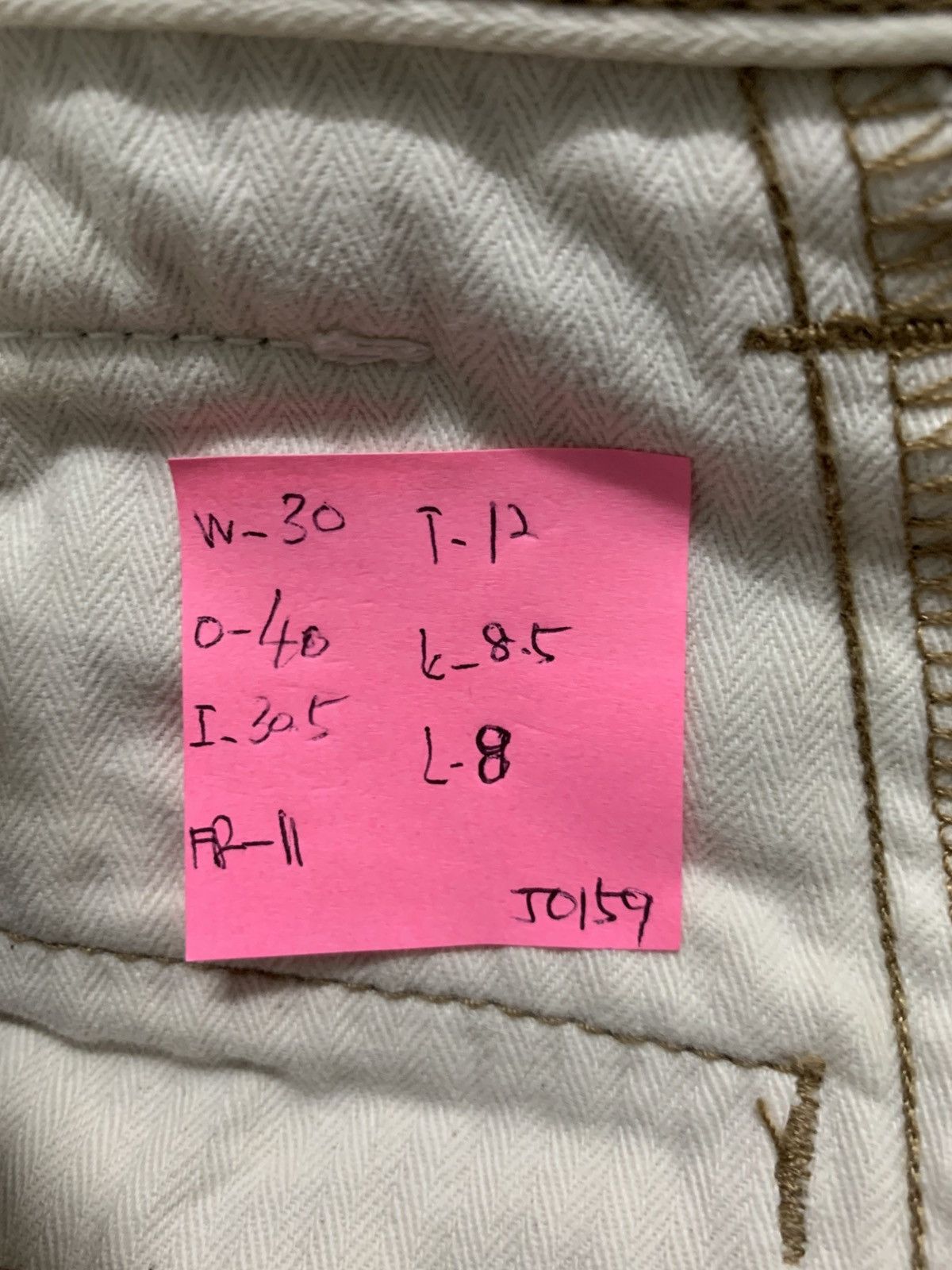 If Six Was Nine Archive Lee Union Made Multipocket 3D Gimmick Cargo Pants Size US 30 / EU 46 - 16 Thumbnail