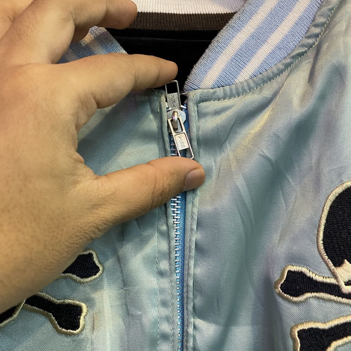 Japanese Brand Vintage Sukajan Souvenir Jacket Reversible Velvet Rare❗️ Size US M / EU 48-50 / 2 - 6 Thumbnail