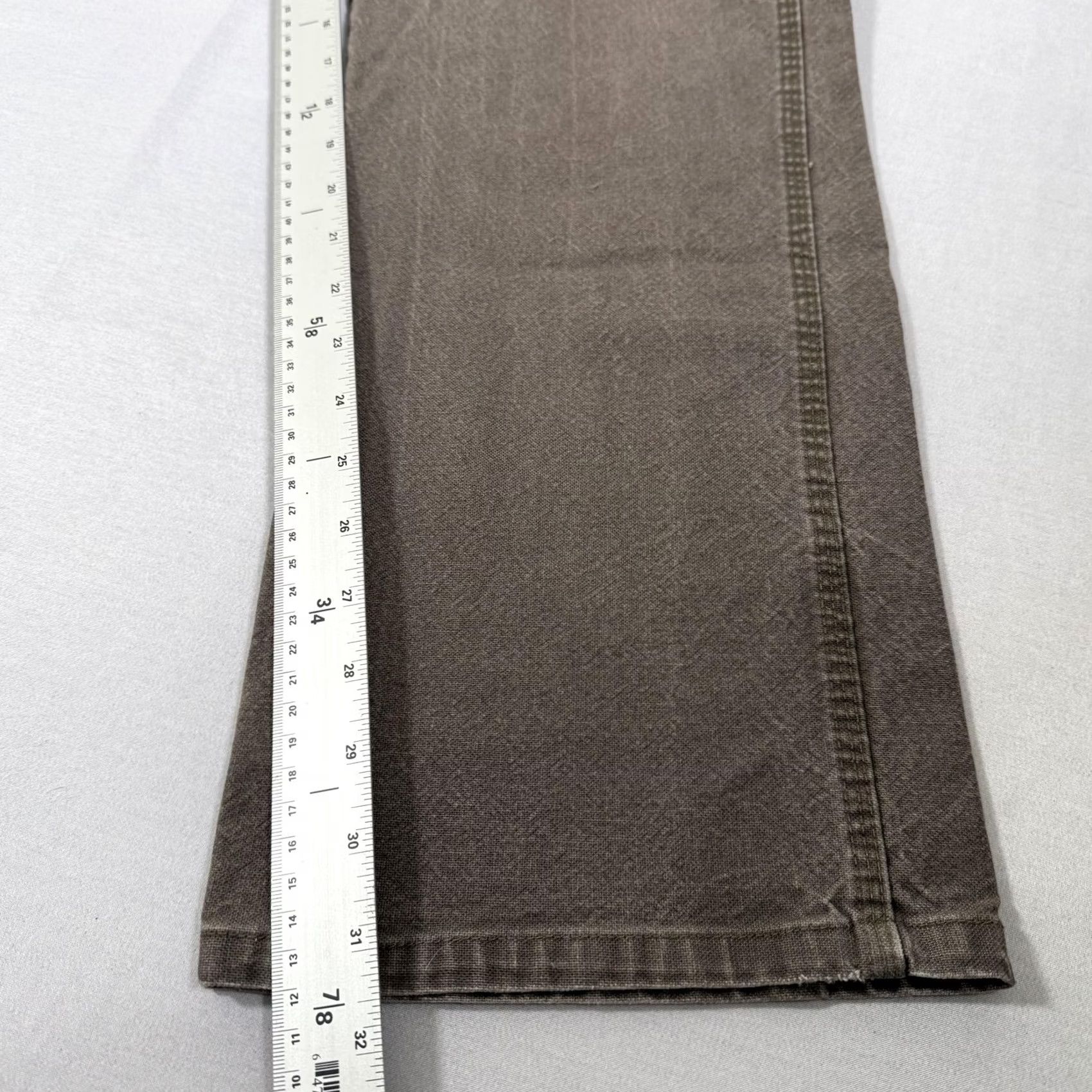 Dickies Dickies Pants Mens 33x32 Brown Canvas Carpenter Straight Fit Stretch Workwear Pants Mens Regular Brown 90s Grunge USA"} Size US 33 - 5 Thumbnail