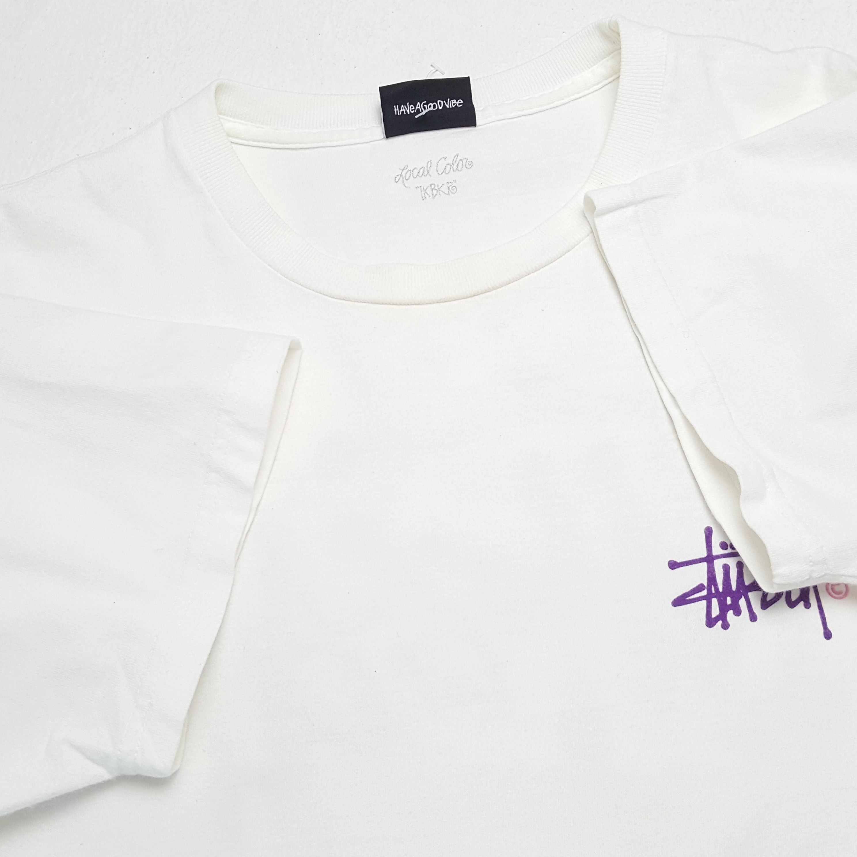 Stussy × Vintage Vintage STUSSY American Streetwear Skateboard Style T-Shirts Size US L / EU 52-54 / 3 - 7 Thumbnail