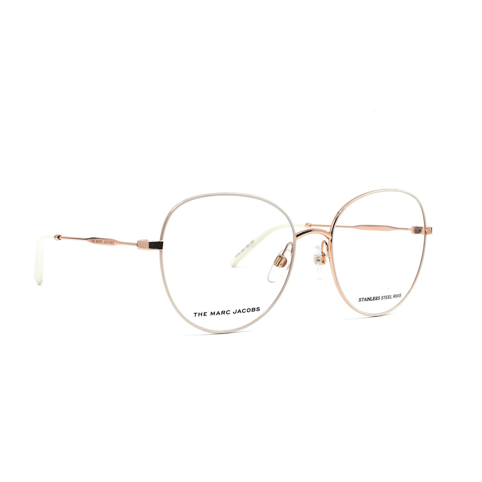 Marc Jacobs NEW MARC JACOBS MARC590 Y3R GOLD IVORY EYEGLASSES FRAME Size ONE SIZE - 2 Thumbnail