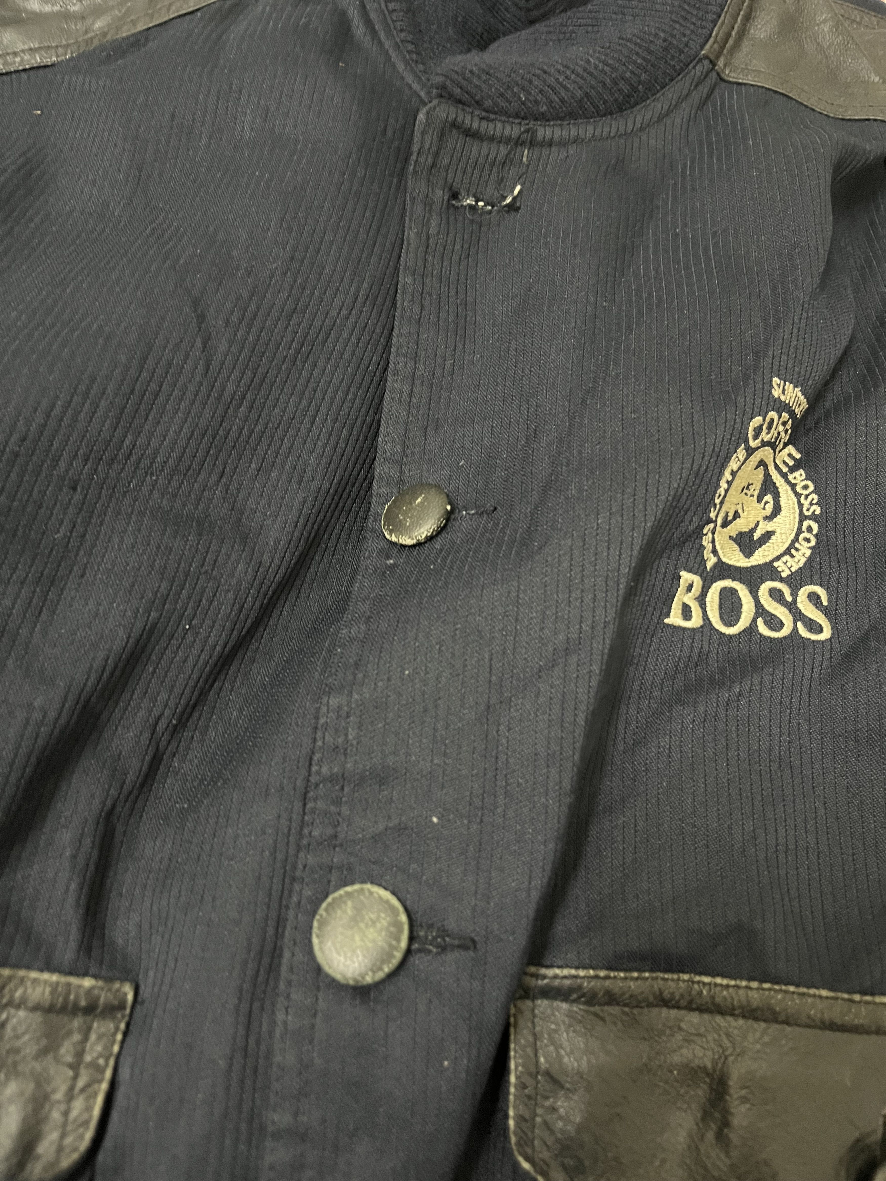 Japanese Brand Boss Coffee Varsity Plaid Jacket Size US L / EU 52-54 / 3 - 13 Thumbnail