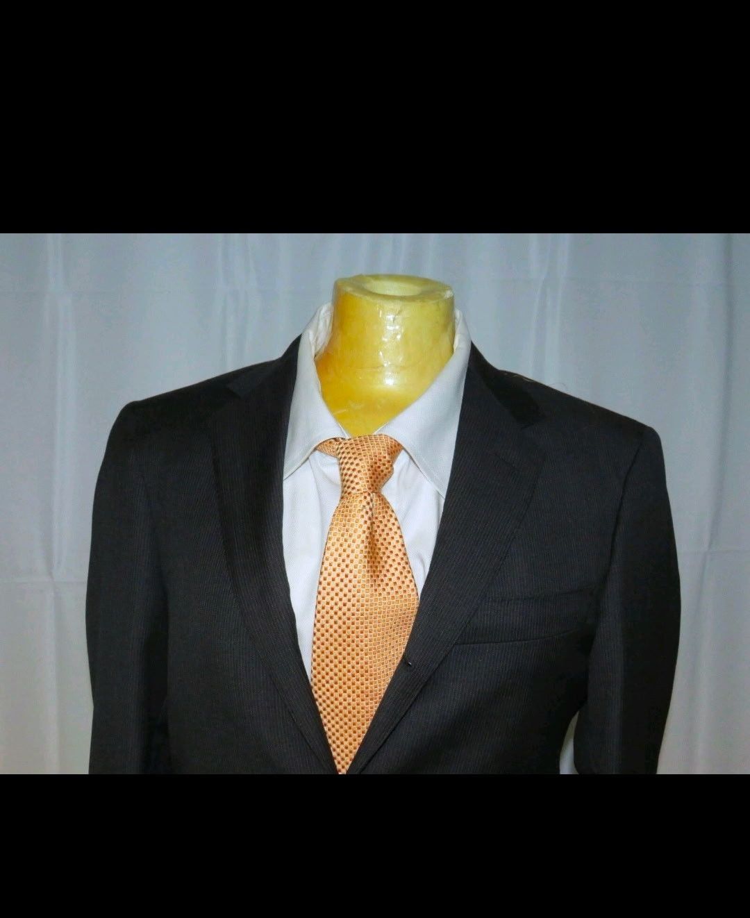Brooks Brothers Black Fleece Charcoal Striped Suit BB00 NWT Size 34R - 4 Thumbnail