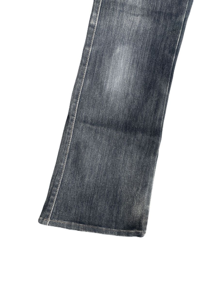 If Six Was Nine 2000s Japanese archive Vkei Flared Dark-Wash Jeans Y2K Size US 27 - 7 Thumbnail