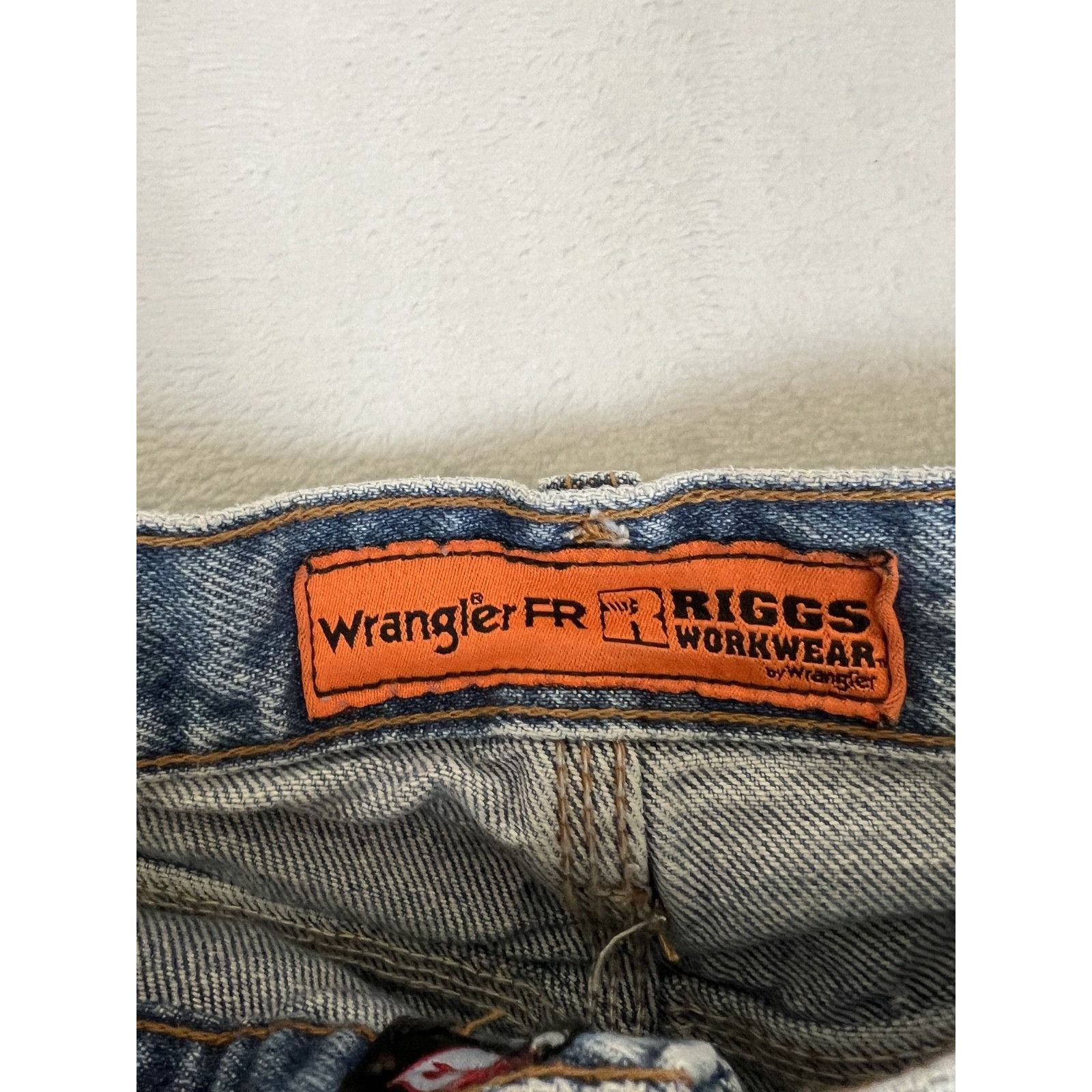 Wrangler Wrangler FR Riggs Jeans Mens 40x30 Blue Carpenter Denim Work Size US 40 / EU 56 - 5 Thumbnail