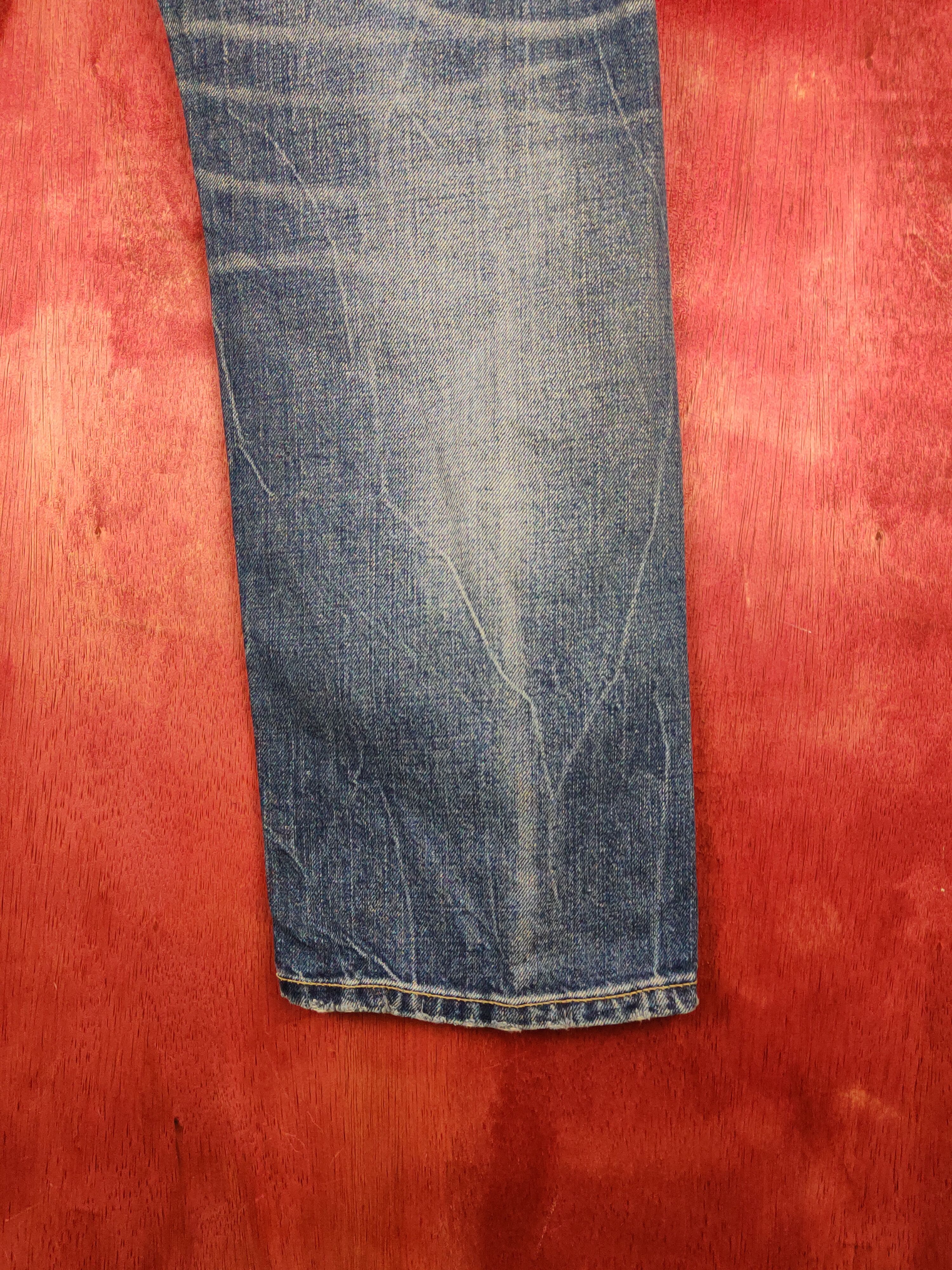Japanese Brand Uniqlo Blue Distressed Ripped Jeans #S2210 Size US 29 - 11 Thumbnail