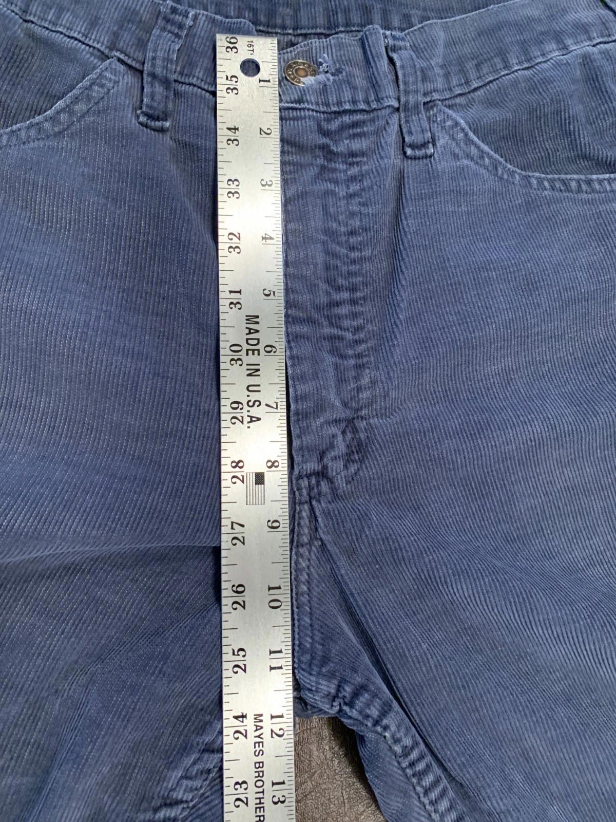 Designer Vintage JC Penny Plain Pockets Mens Grey Corduroy Pants (225 Size US 32 / EU 48 - 7 Thumbnail