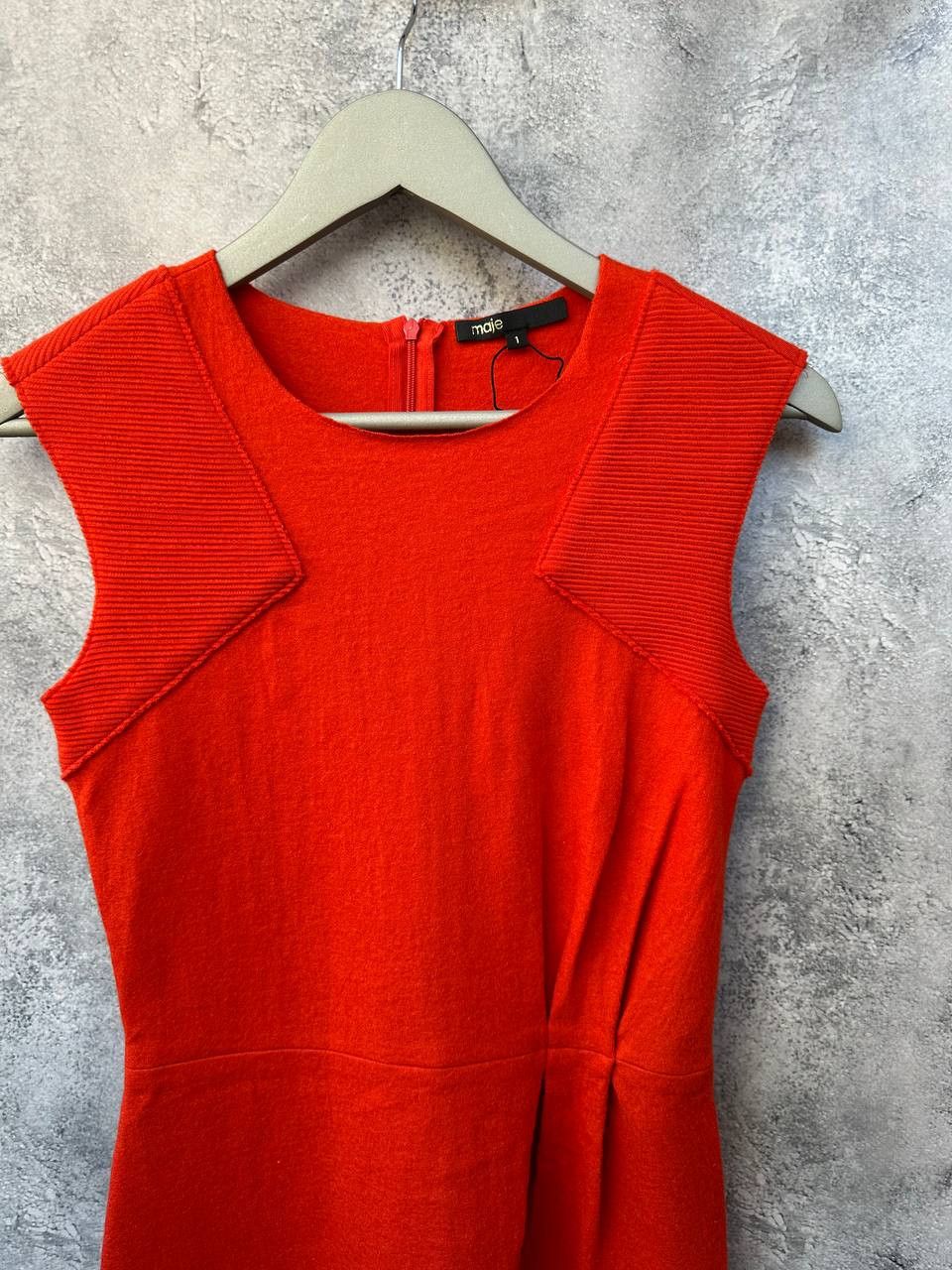 Maje Maje H13 Daynav Wool Blend Sleeveless Dress Elegant Size S / US 4 / IT 40 - 7 Thumbnail
