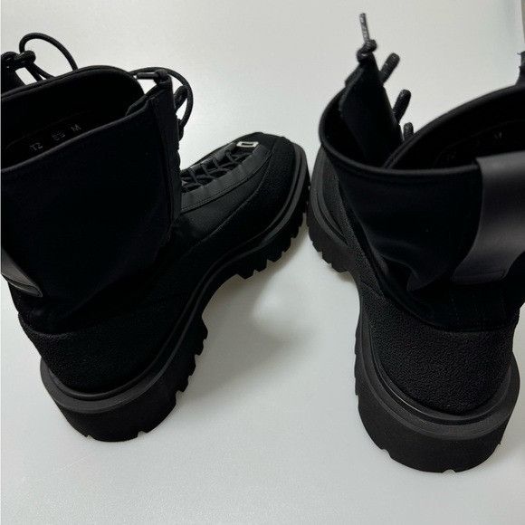 Salvatore Ferragamo Ferragamo Atlante Neoprene Lace Up Boots Black Men’s Size 8. Size US 8.5 / EU 41-42 - 6 Thumbnail