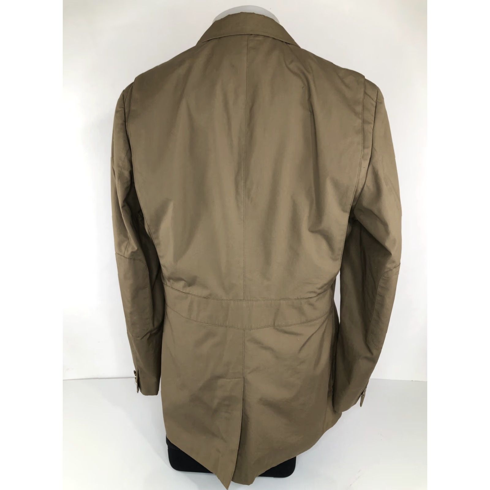 Banana Republic VINTAGE Banana Republic Safari 44L Blazer Jacket Men 44 Long Olive Greenish Brown Blazer Mens J3 Size 44R - 4 Thumbnail