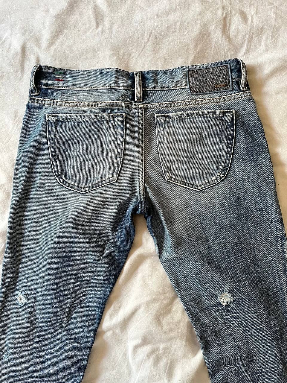 Diesel × Vintage Diesel Liv W30/L34 vintage women's distressed Y2K jeans Size 30" / US 8 / IT 44 - 4 Thumbnail