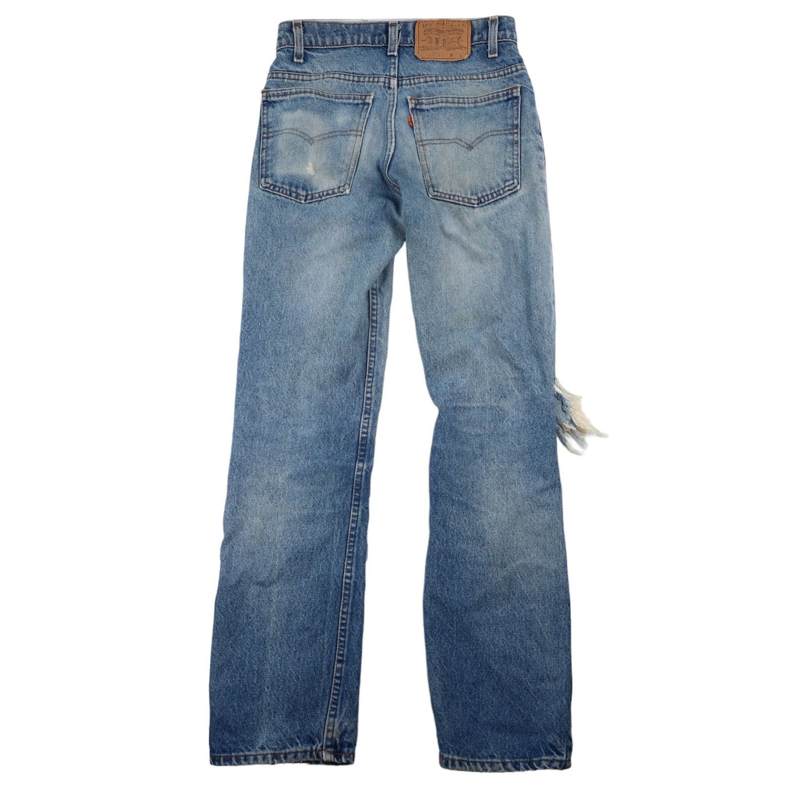 Levi's × Vintage Vintage Levis 509-0217 Distressed Orange Tab Denim Jeans Size US 29 - 9 Thumbnail