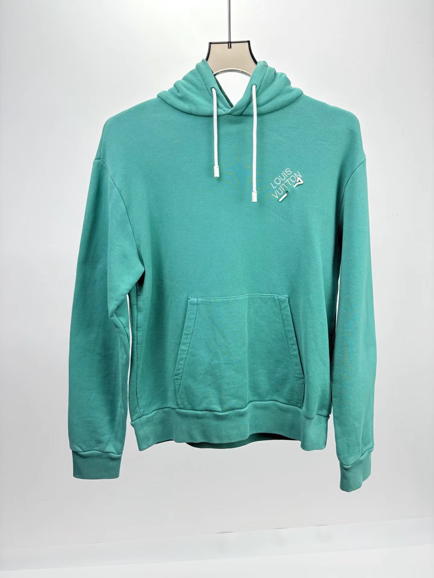 Louis Vuitton LOUIS VUITTON LV Lake Green Pin Embroidery Logo Hoodie K1 Size US S / EU 44-46 / 1 - 1 Thumbnail