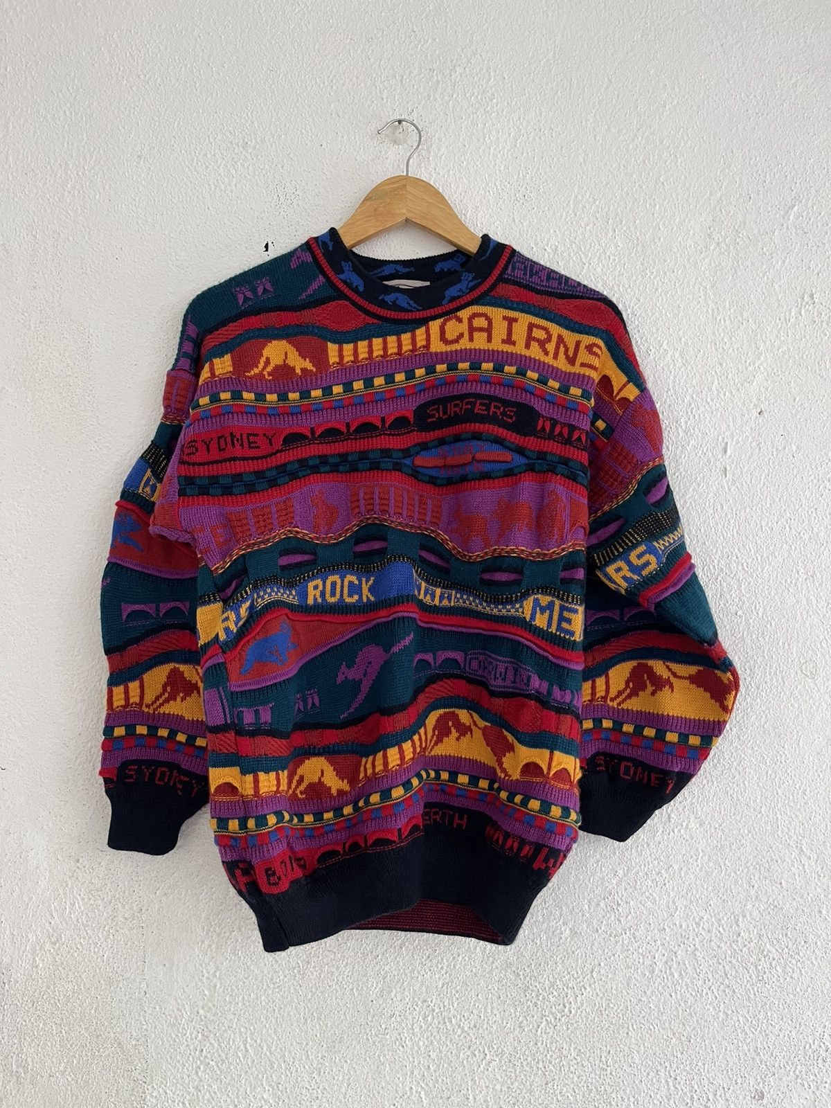 Coogi × Vintage Emaroo Pure Wool Coogi Style Knitwear Size US S / EU 44-46 / 1 - 1 Thumbnail