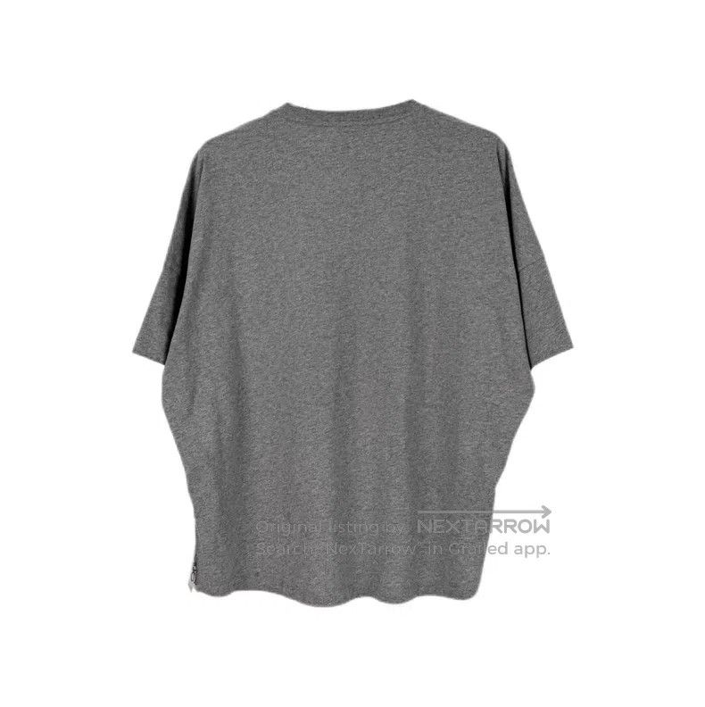 Loewe Loewe Gray Embroidered Logo Short Sleeve Size L / US 10 / IT 46 - 2 Thumbnail