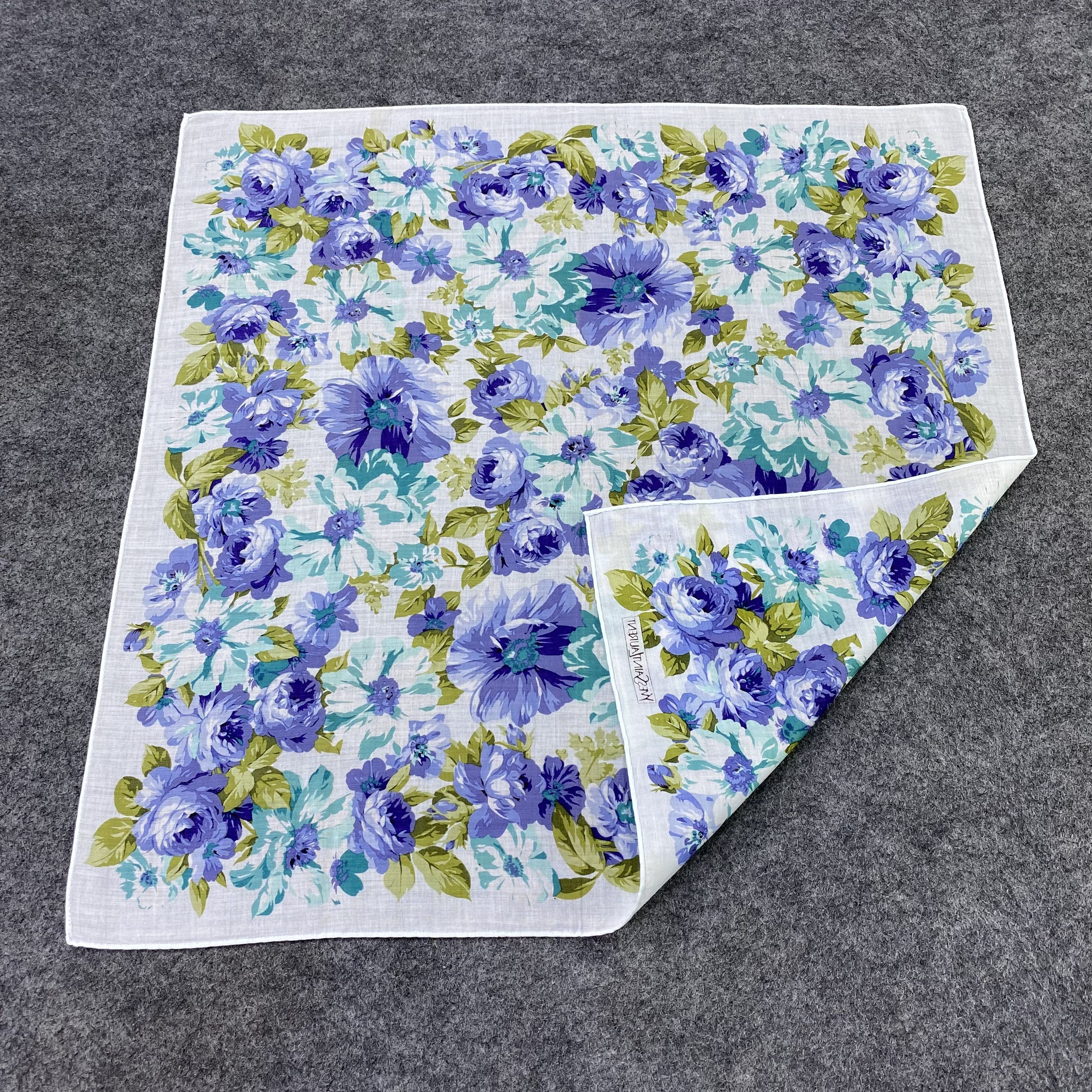 Yves Saint Laurent Yves Saint Laurent Handkerchief Neckerchief Bandana-B1934 Size ONE SIZE - 5 Thumbnail