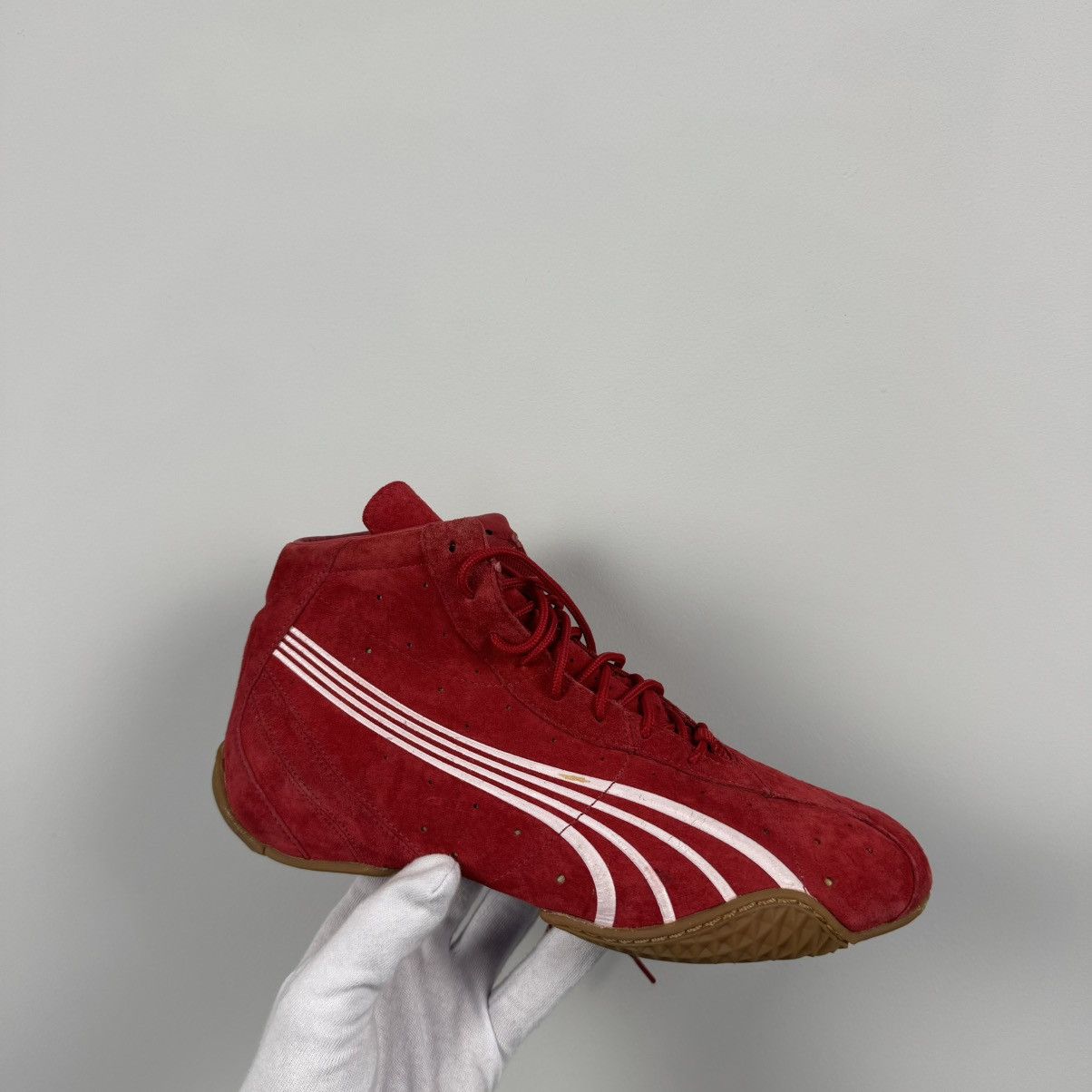 Vintage Puma Y2K Speedcat Suede High Boxing Sneakers