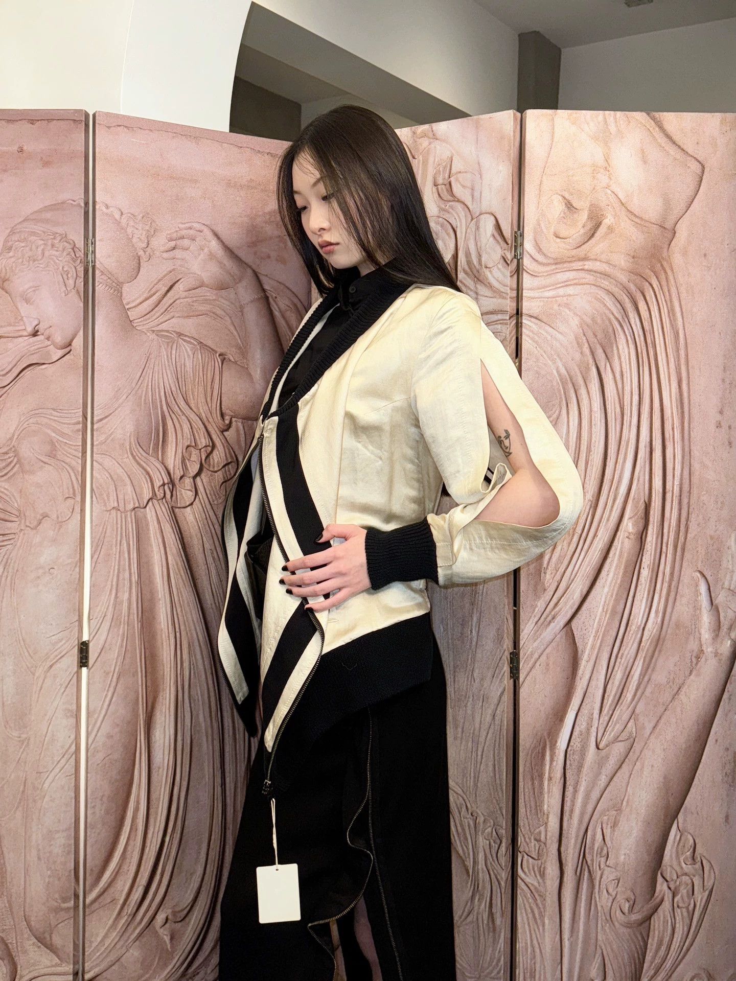 Ann Demeulemeester Ann Demeulemeester Vtg Irregular Cutout Sleeve Jacket 36 Size XS / US 0-2 / IT 36-38 - 6 Thumbnail