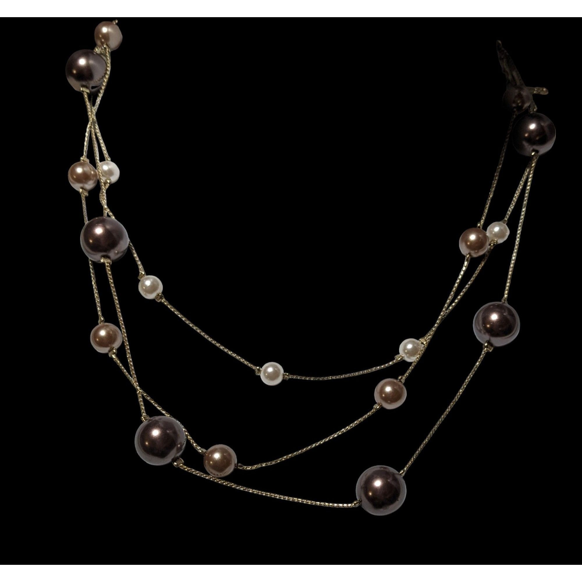 Other Roman Multilayer Floating Pearl Necklace Size ONE SIZE - 2 Thumbnail