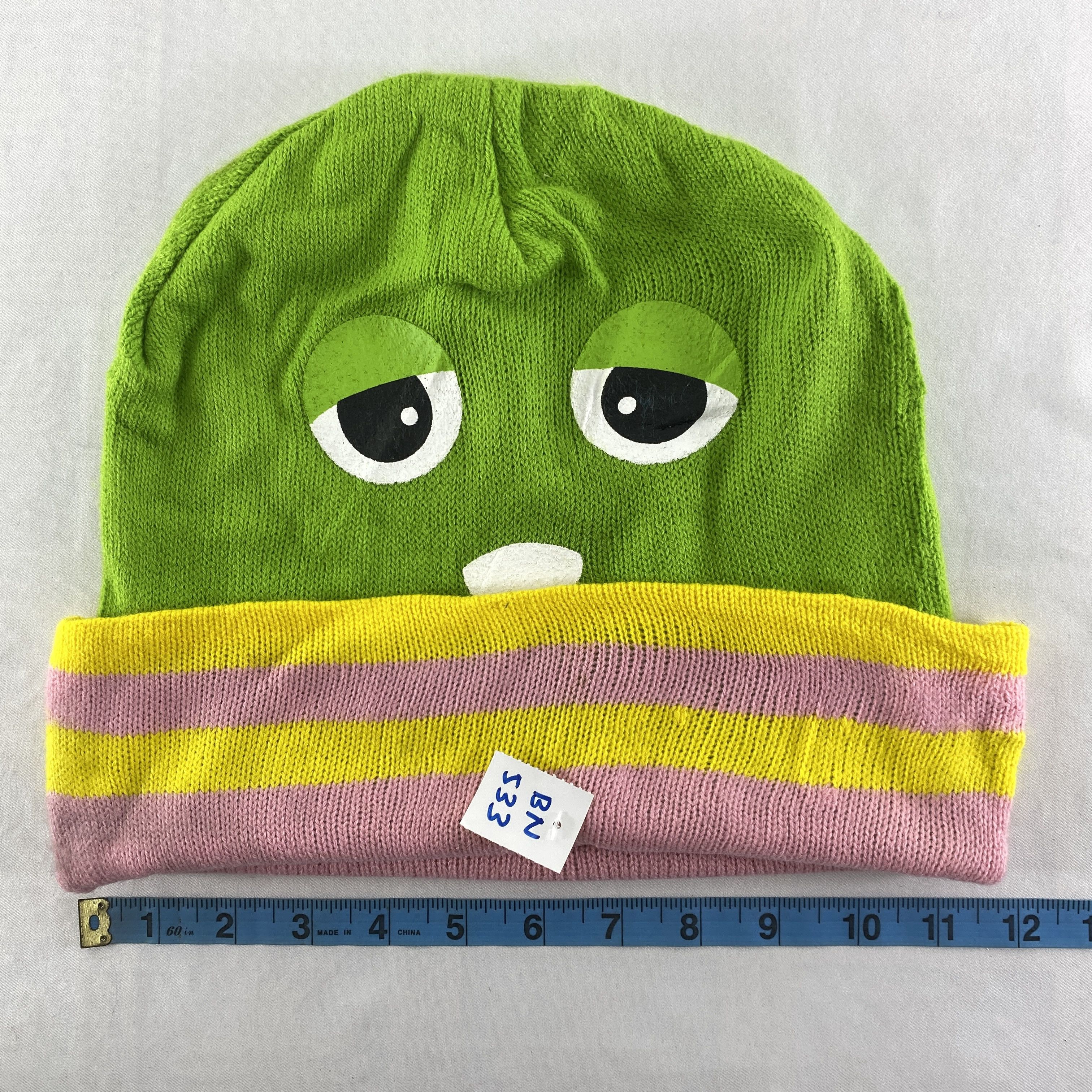 Anime Gachapin x Mukku Snow Cap Hat Beanie BN533 Size ONE SIZE - 4 Thumbnail