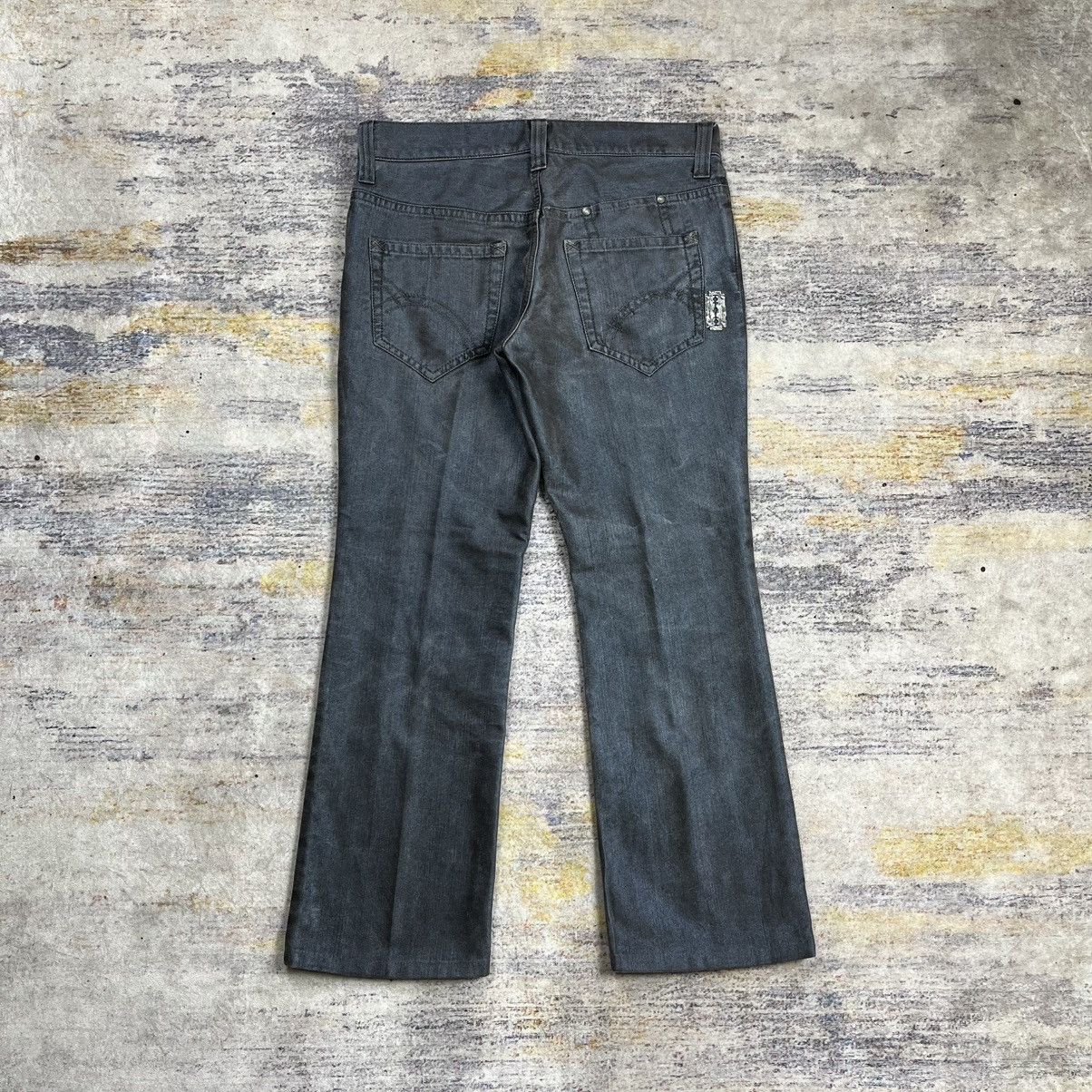 Isamu Katayama Backlash Kyoji Maruyama shimmer boot cut denim pants Size US 34 / EU 50 - 4 Thumbnail