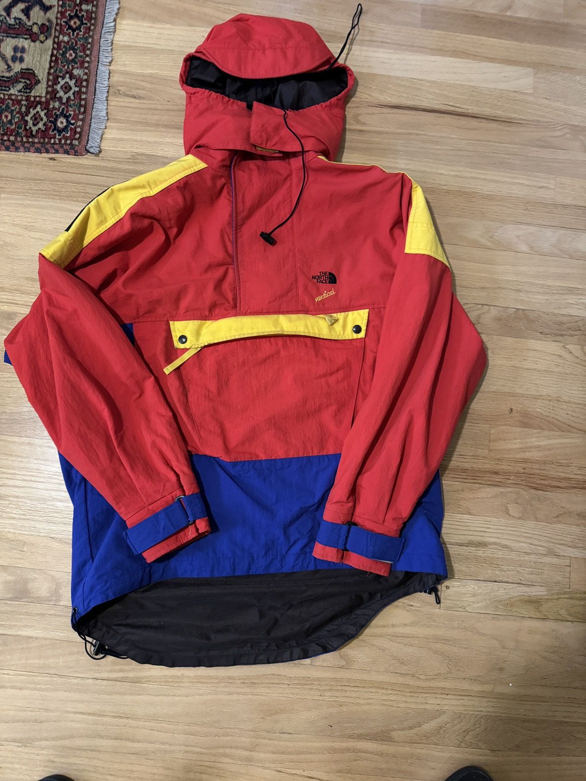 The North Face Vtg 90s North Face Vertical Anorak Gore-Tex Colorblock XL Size US XL / EU 56 / 4 - 1 Thumbnail