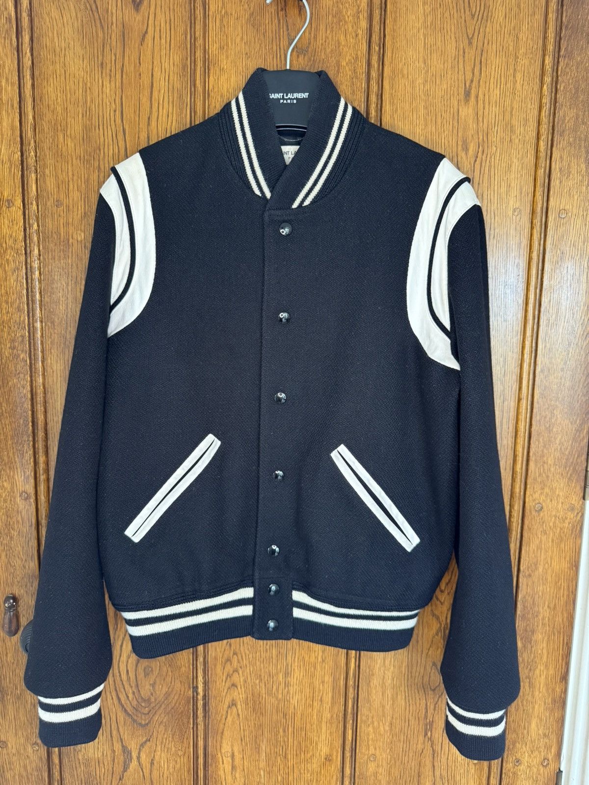 ジャケット・アウター SAINT LAURENT PARIS TEDDY JACKET 46 Saint Laurent Paris Teddy Jacket Size 46 – I Miss You MAN