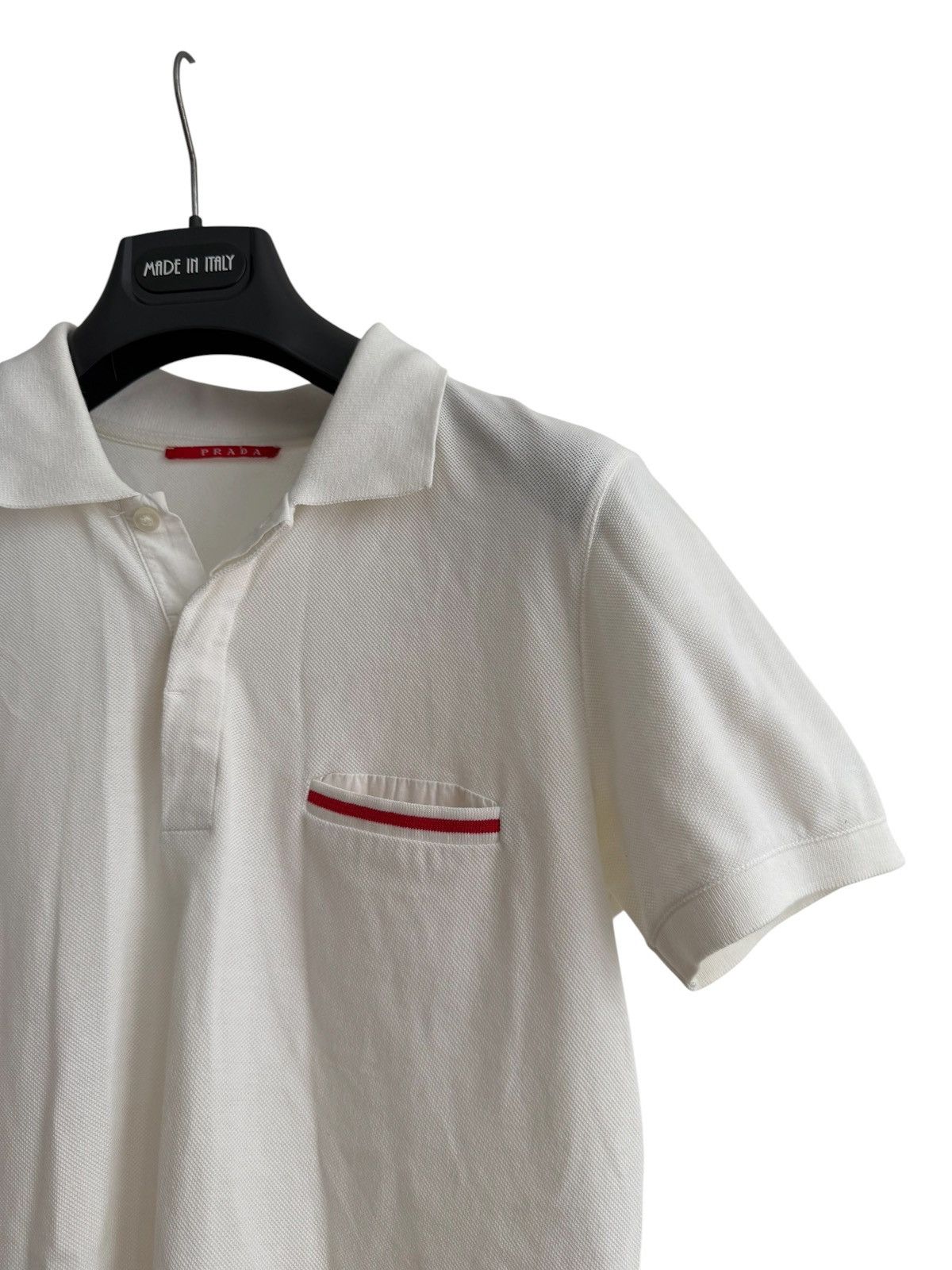 Prada Prada Red Tab Polo Size US S / EU 44-46 / 1 - 2 Thumbnail