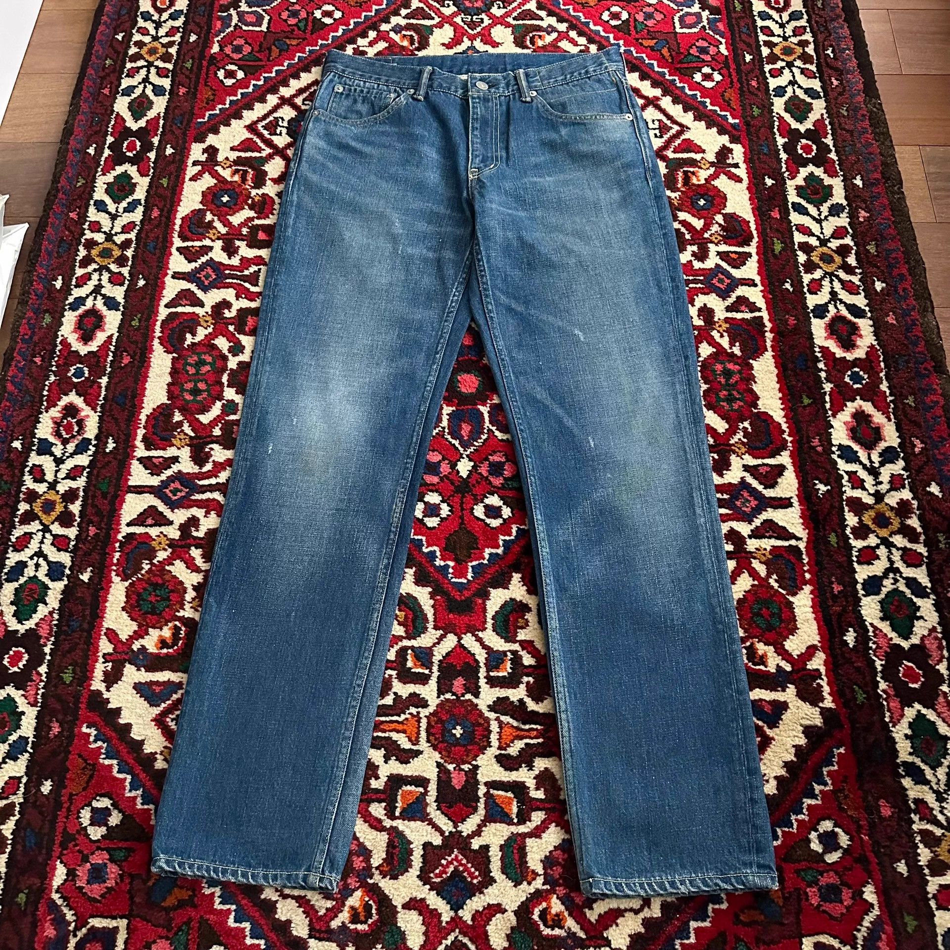 Visvim visvim 03d5 washed denim jeans w32 l30 Size US 32 / EU 48 - 1 Thumbnail