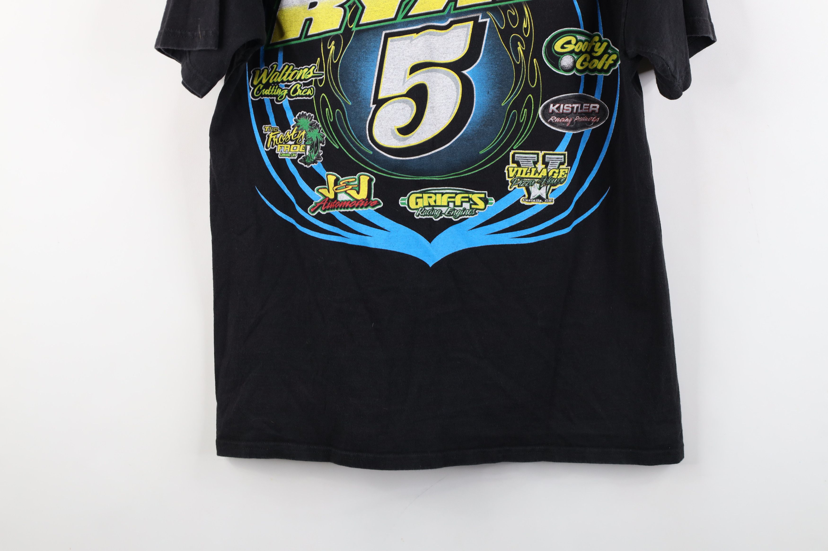Vintage Vintage Y2K The Shark Jordan Ryan Racing T-Shirt Black Size US M / EU 48-50 / 2 - 12 Thumbnail