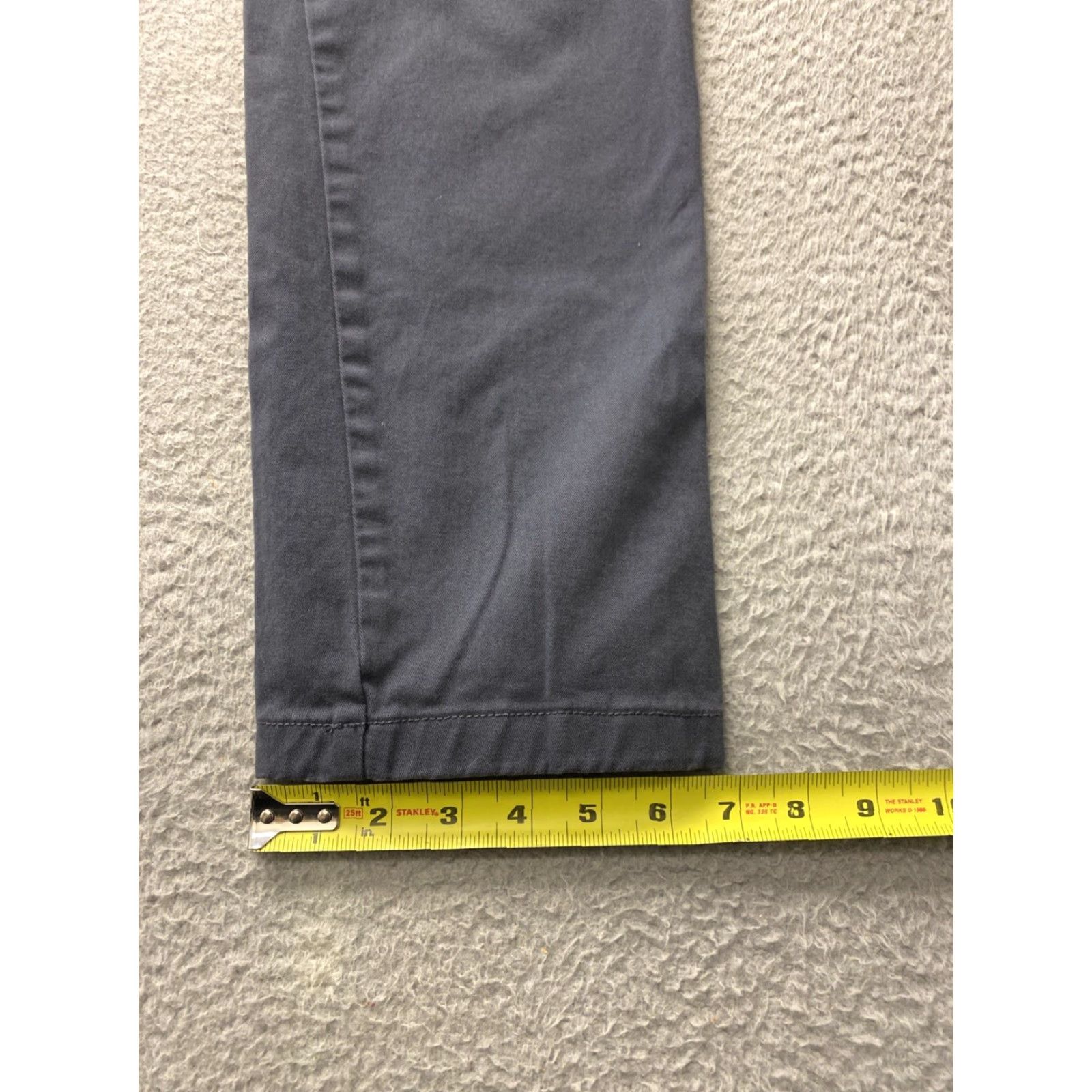 Banana Republic VINTAGE Banana Republic Chino Pants Men’s 30x30 DARK PERIWINKLE Casual Slim Flat Front Cotton Solid 30 In Mens Size US 30 / EU 46 - 4 Thumbnail