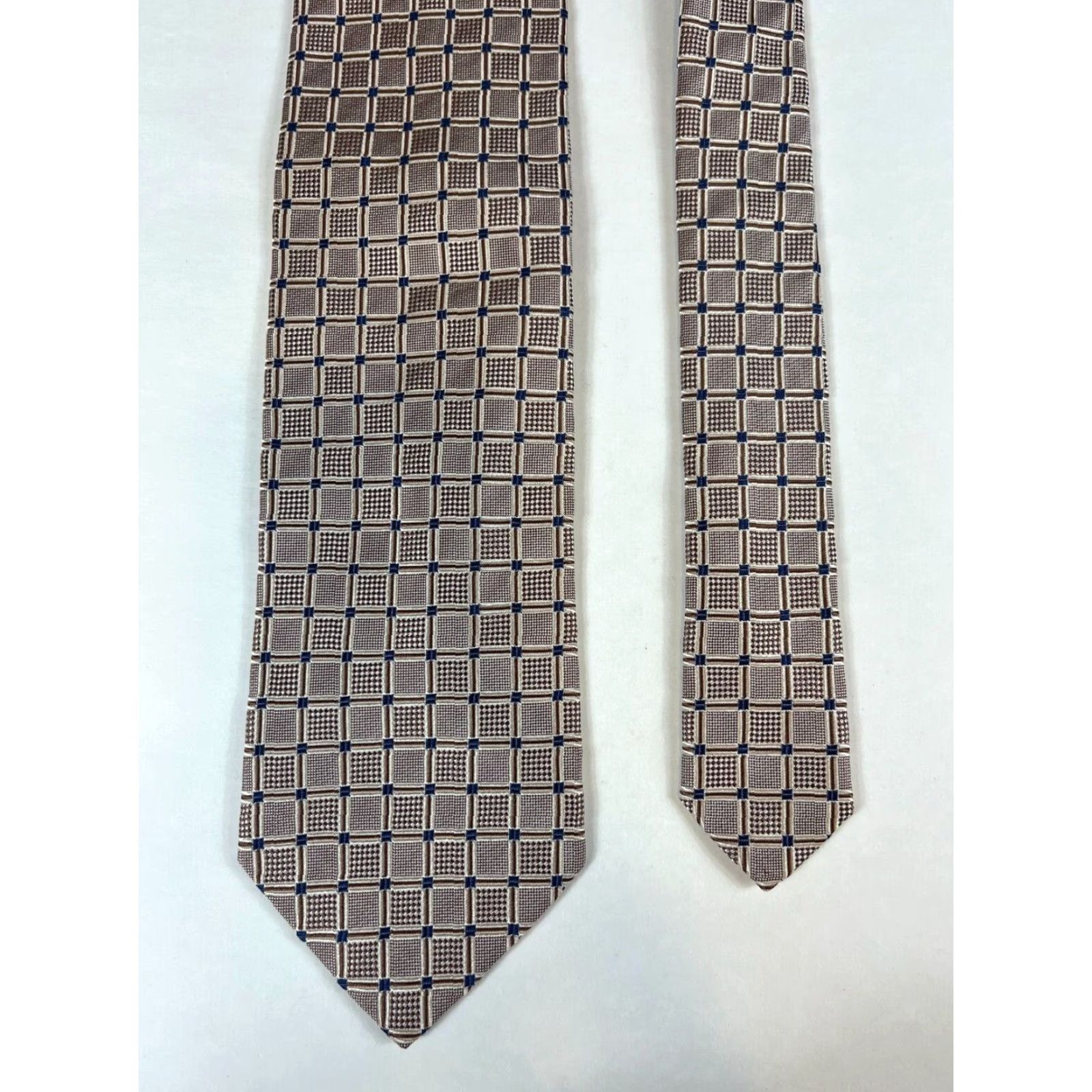 Ermenegildo Zegna Ermenegildo Zegna Tie Men's Silk Luxury Geometric Textured Multicolor Made in Italy Size ONE SIZE - 5 Thumbnail