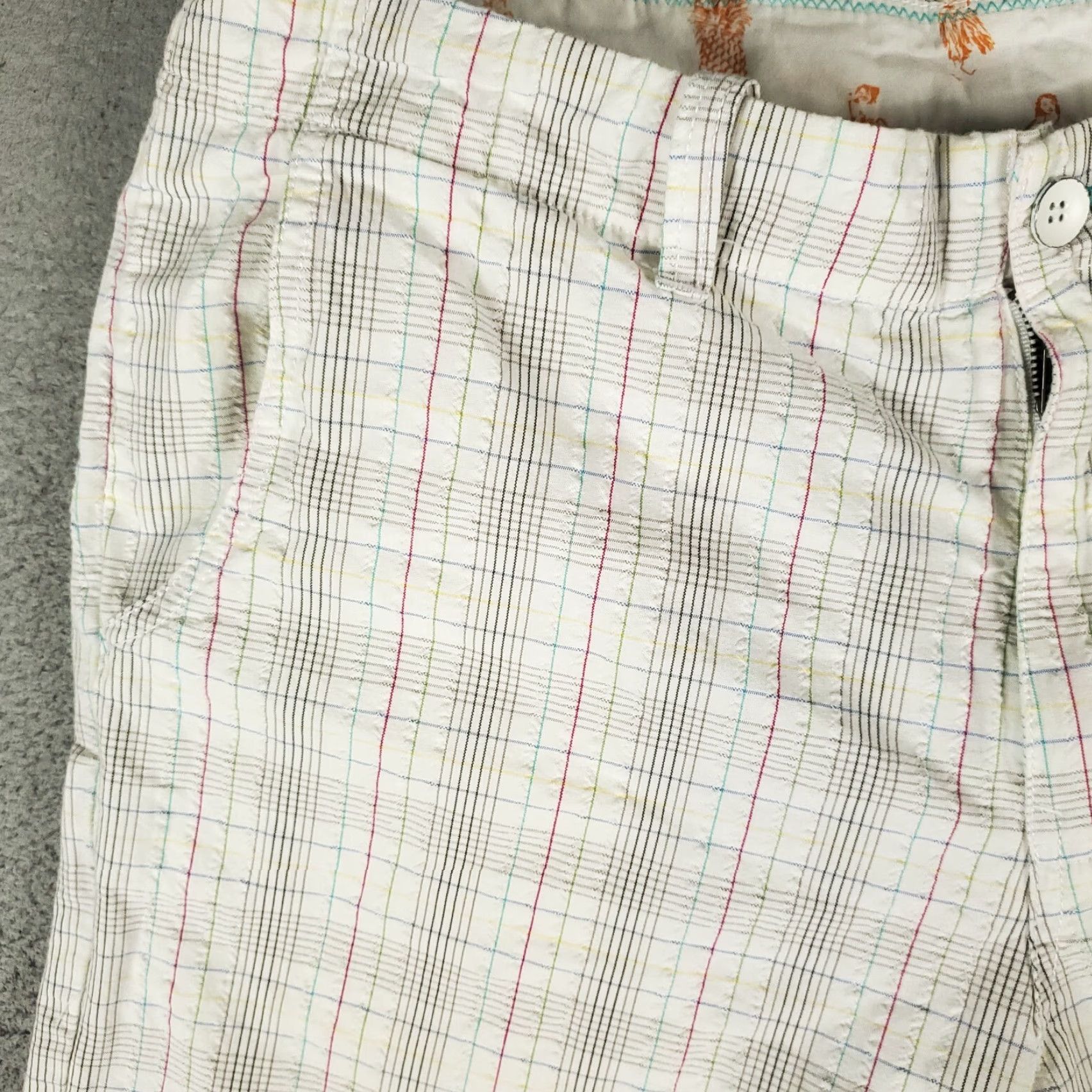 Tommy Bahama VINTAGE Tommy Bahama Men’s Shorts Size 34 Gray Plaid Chino Flat Front Cotton Summer Casual Size US 34 / EU 50 - 2 Thumbnail