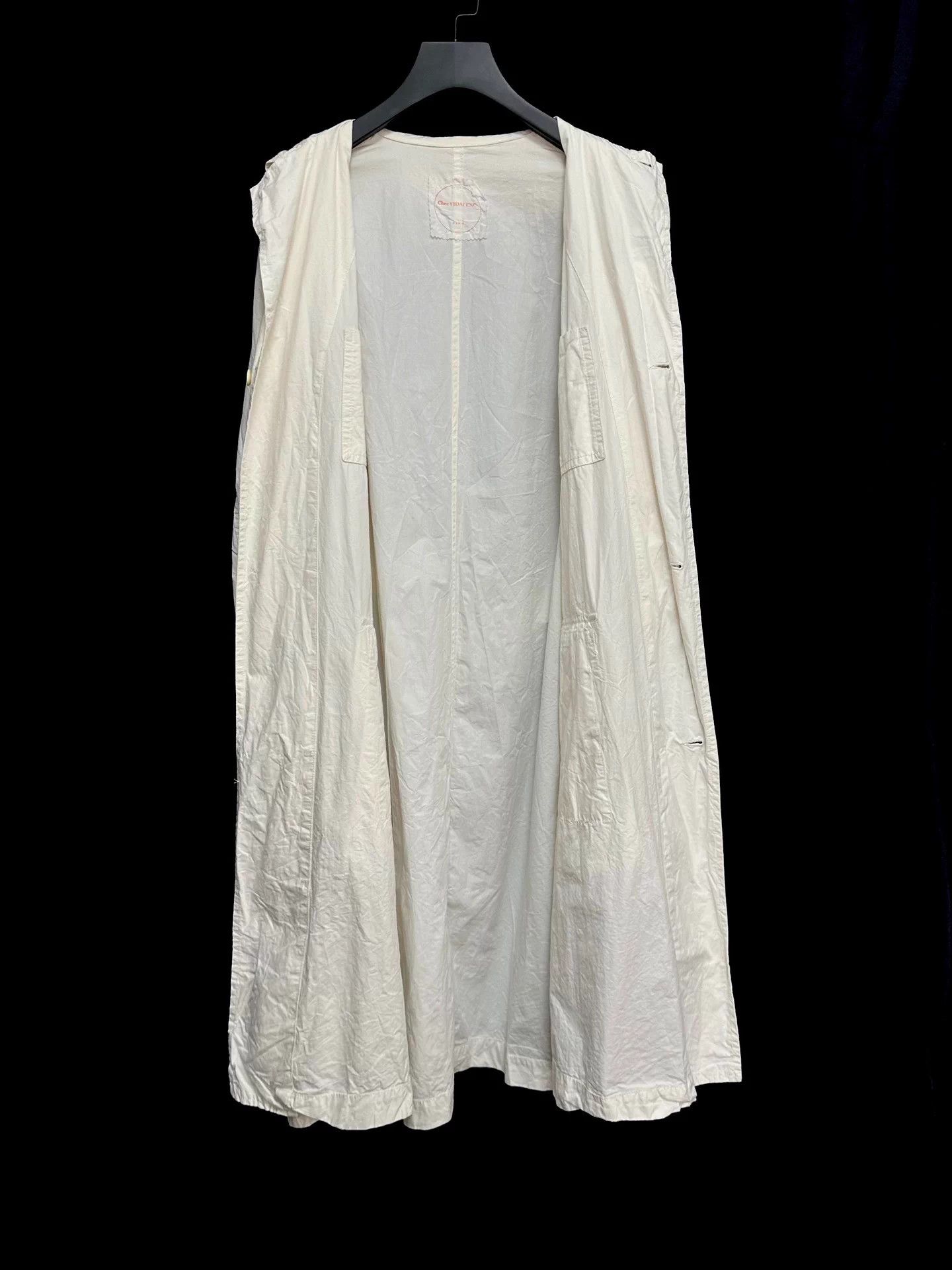 Other Chez VIDALENC milky white paper-cotton oversize coat Size US M / EU 48-50 / 2 - 3 Thumbnail