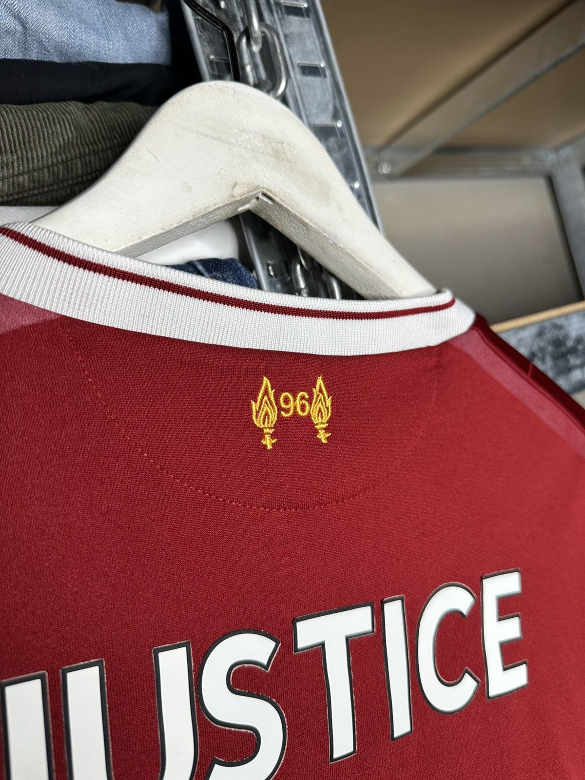 New Balance Liverpool FC 2017-2018 Home Jersey 125 Years "Justice 96" Size US XL / EU 56 / 4 - 8 Thumbnail