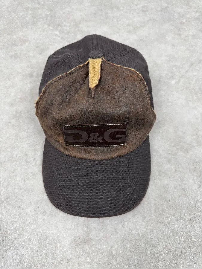 Dolce & Gabbana 2000s Dolce & Gabbana Shearling Brown Cap Size ONE SIZE - 3 Thumbnail