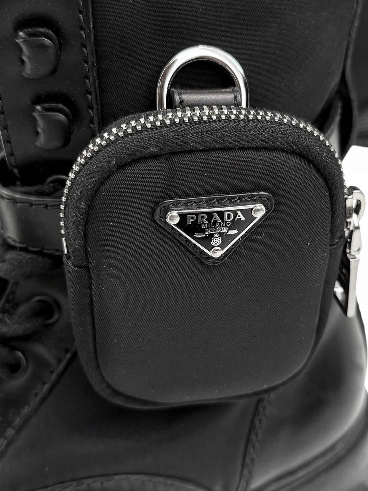 Prada Extralight Cargo Monolith High Renylon Boot Size US 9 / EU 42 - 2 Thumbnail