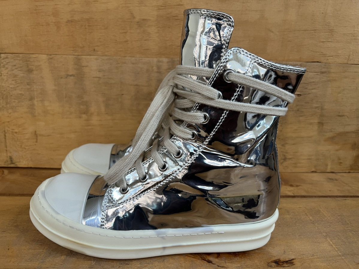 RICK OWENS ヘルクロ クロシャ 膝丈 スカト RP21S3349 09 Rick Owens Sliver Boots | Grailed