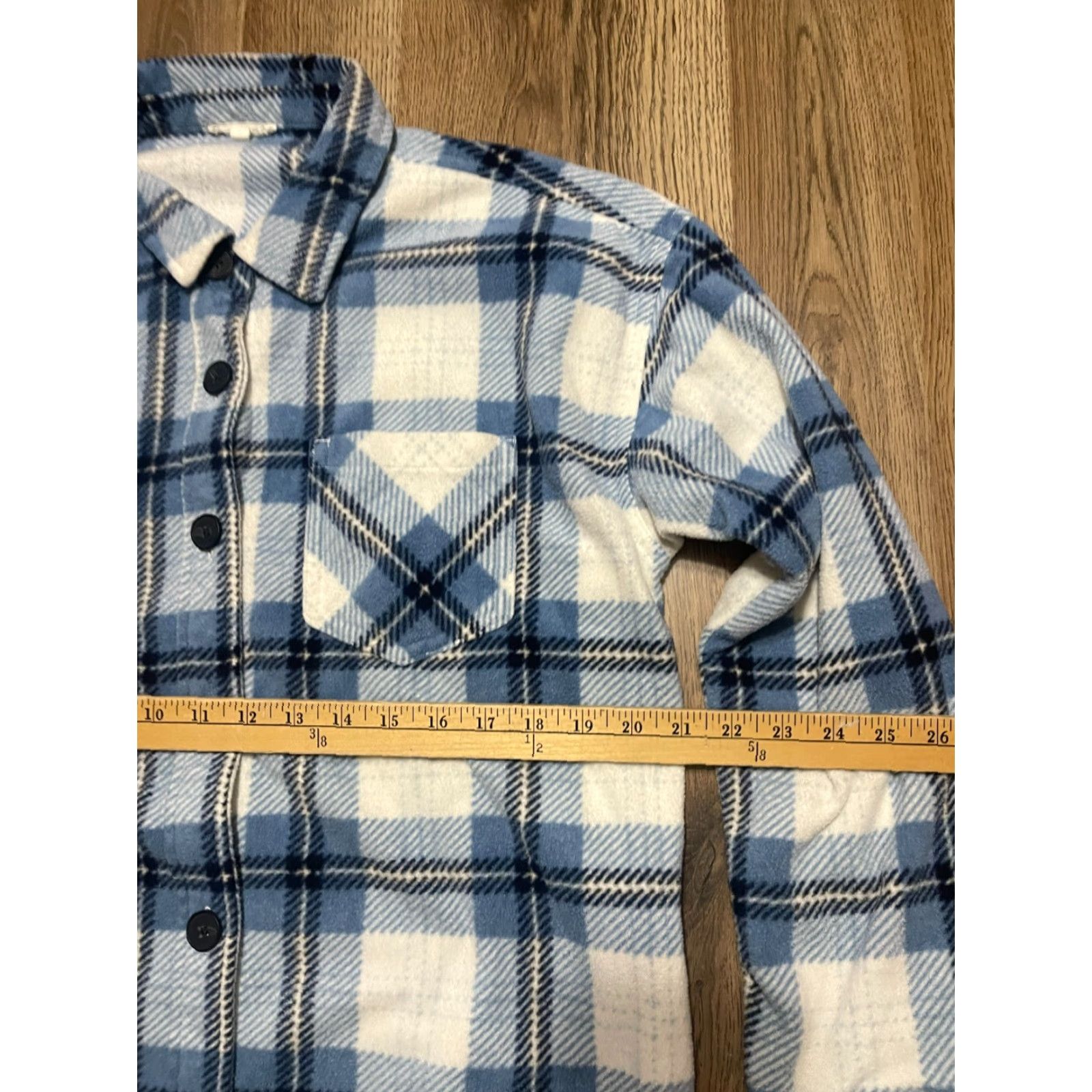 Vintage Maurices Shirt Women’s Small Blue White Plaid Button Up Long Sleeve Vintage No (adjusted) Size S / US 4 / IT 40 - 5 Thumbnail