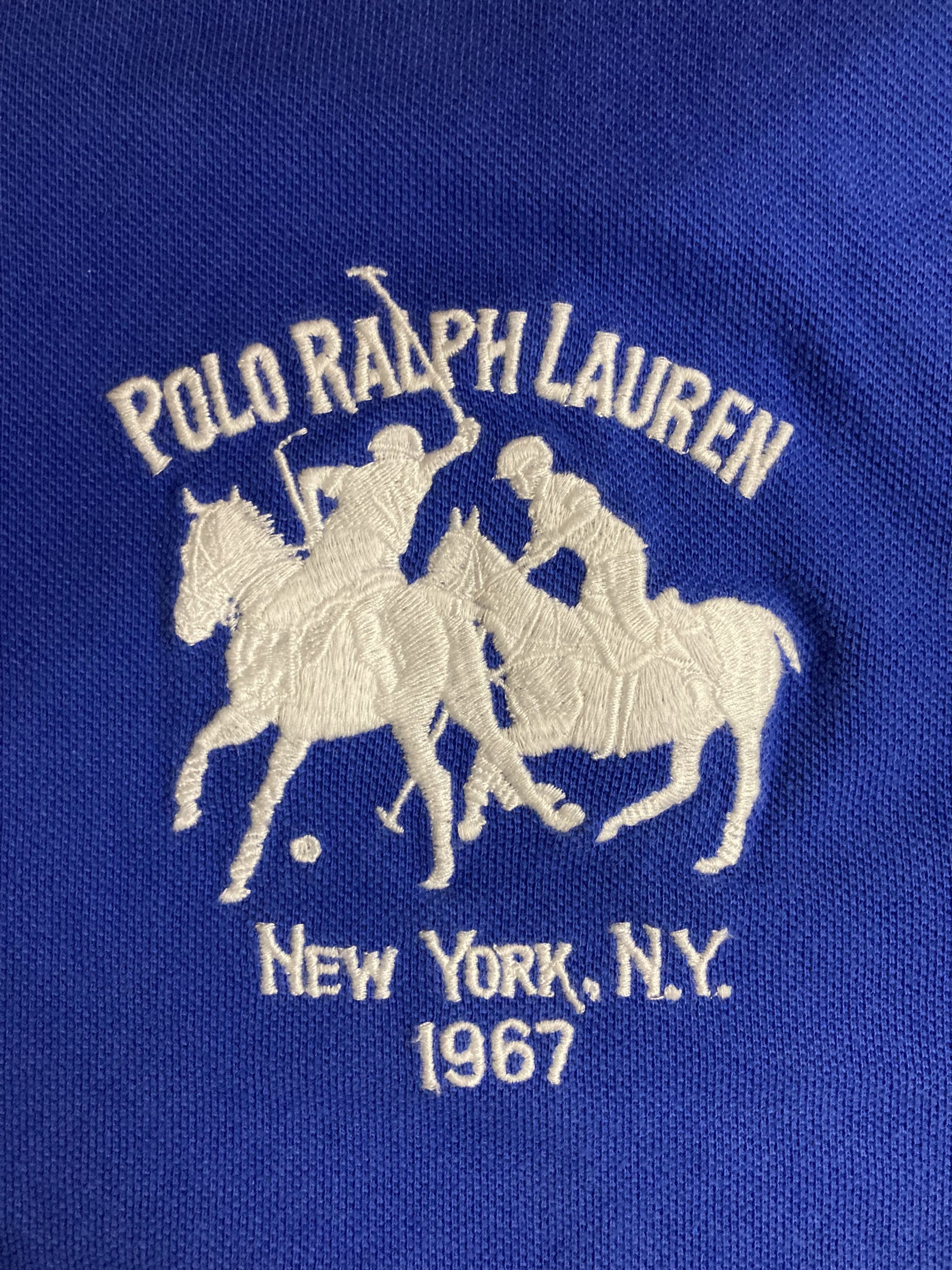 Polo Ralph Lauren Polo by Ralph Lauren New York 67 Big Logo #3 Blue Polo Shirt Size US L / EU 52-54 / 3 - 5 Thumbnail