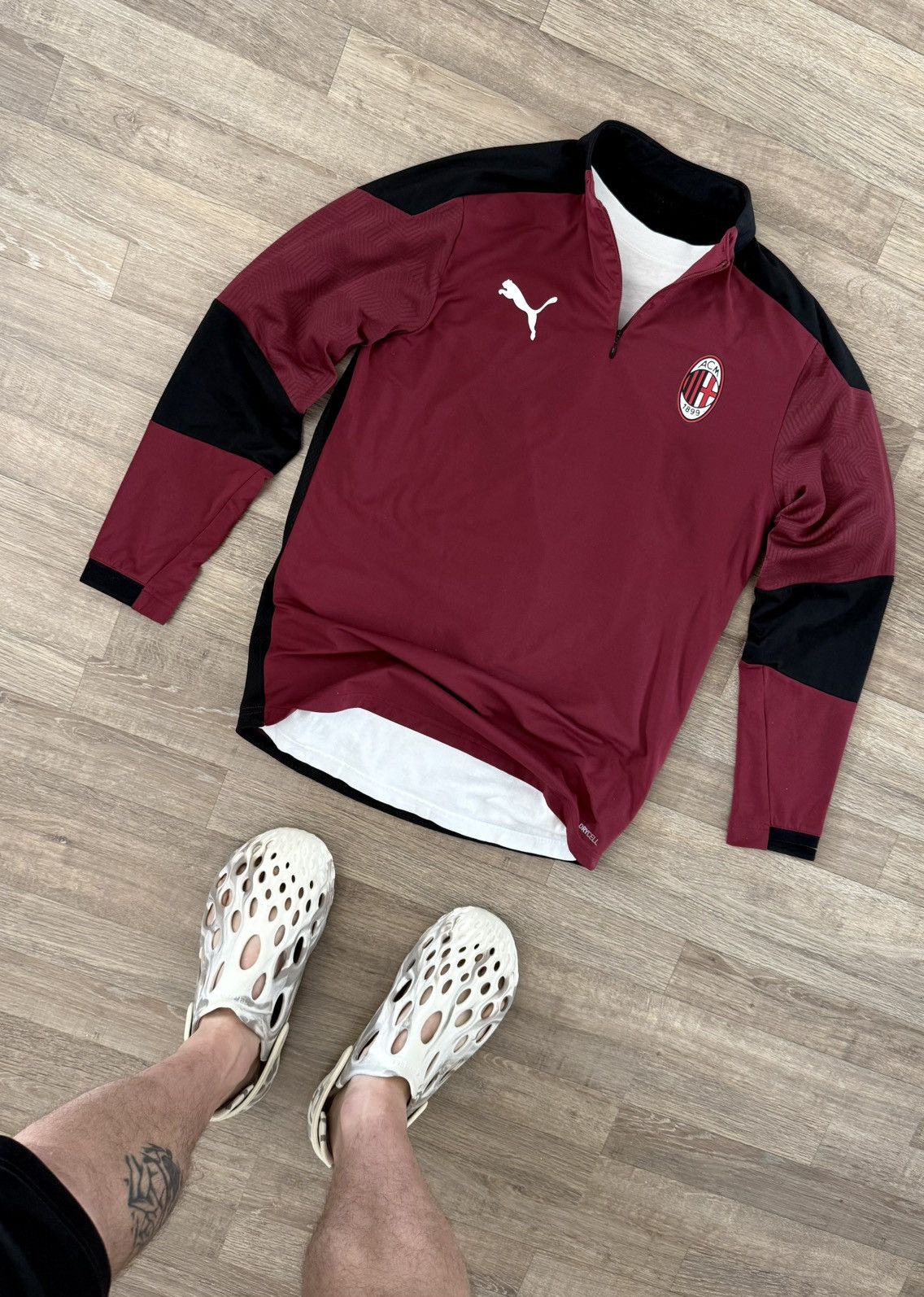 Puma Puma AC Milan Track Soccer Y2K Blokecore Drill Zip Jacket Size US S / EU 44-46 / 1 - 1 Thumbnail