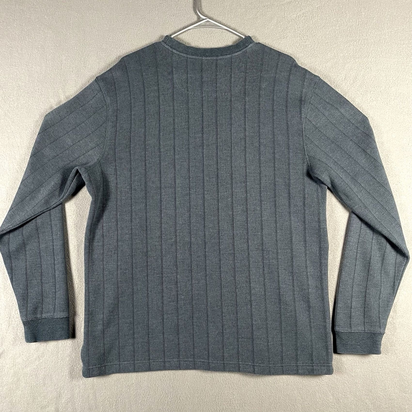 Logo 7 Columbia Logo Embroidered Knit Gray Long Sleeve Crew Neck Pullover Sweater L Mens Regular Knit Type Sweatshirt Cotton Size US L / EU 52-54 / 3 - 3 Thumbnail