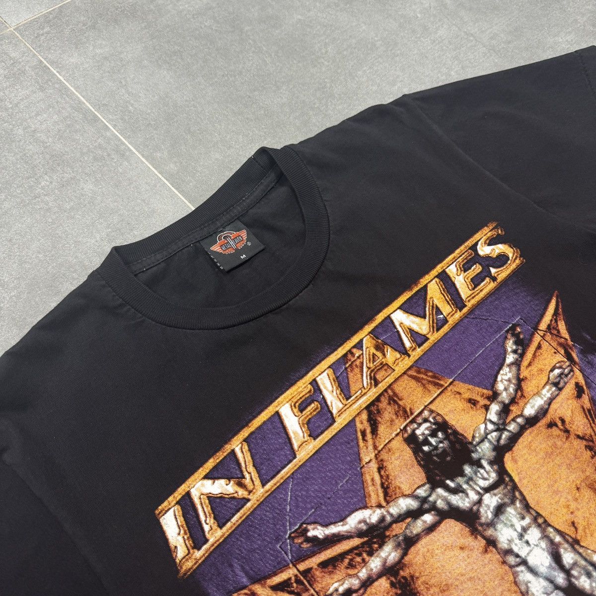 Band Tees Vintage In Flames Clayman Band Tee Y2K T-Shirt Size M Unisex Size US M / EU 48-50 / 2 - 8 Thumbnail