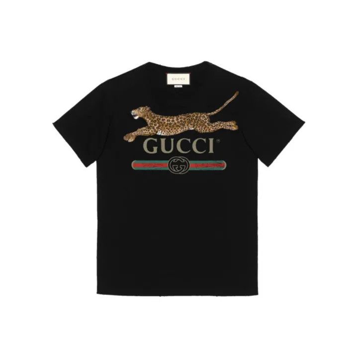 Gucci Gucci FW23 Leopard Print Short Sleeve T-Shirt Size US M / EU 48-50 / 2 - 1 Thumbnail