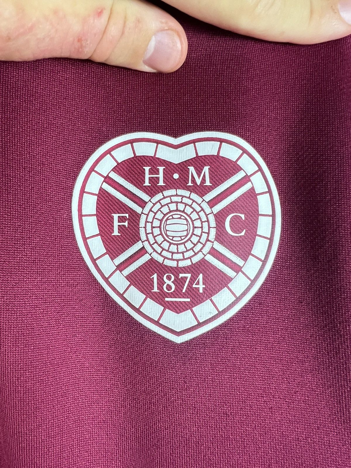 Umbro Vintage Heart Of Midlothian Umbro Training Top Soccer Shirt Size US M / EU 48-50 / 2 - 6 Thumbnail